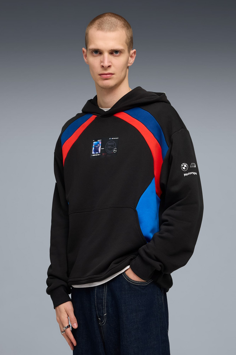 PUMA BMW M Motorsport Men's Relaxed Hoodie outlook