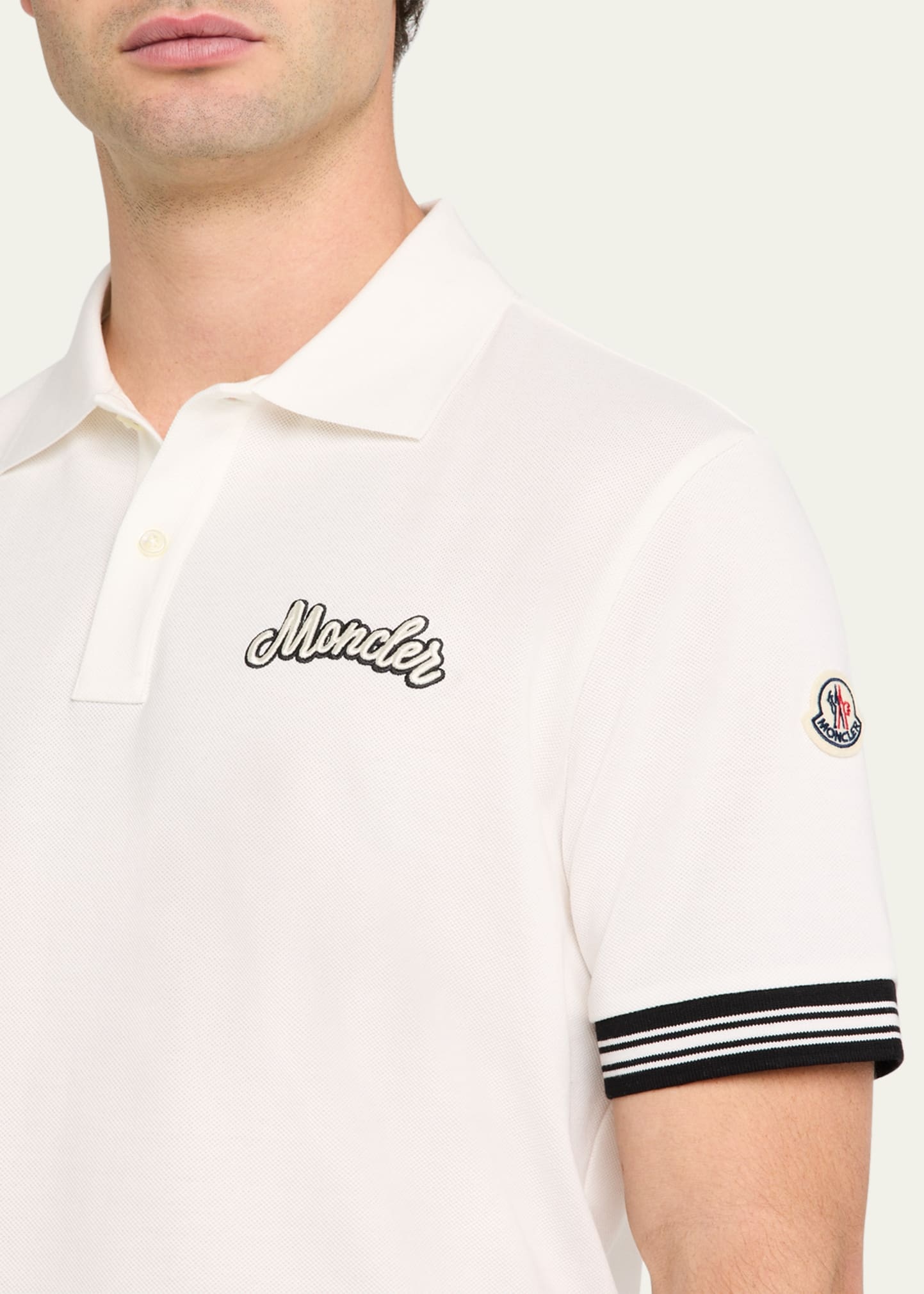 Men's Cotton Logo Polo Shirt - 5