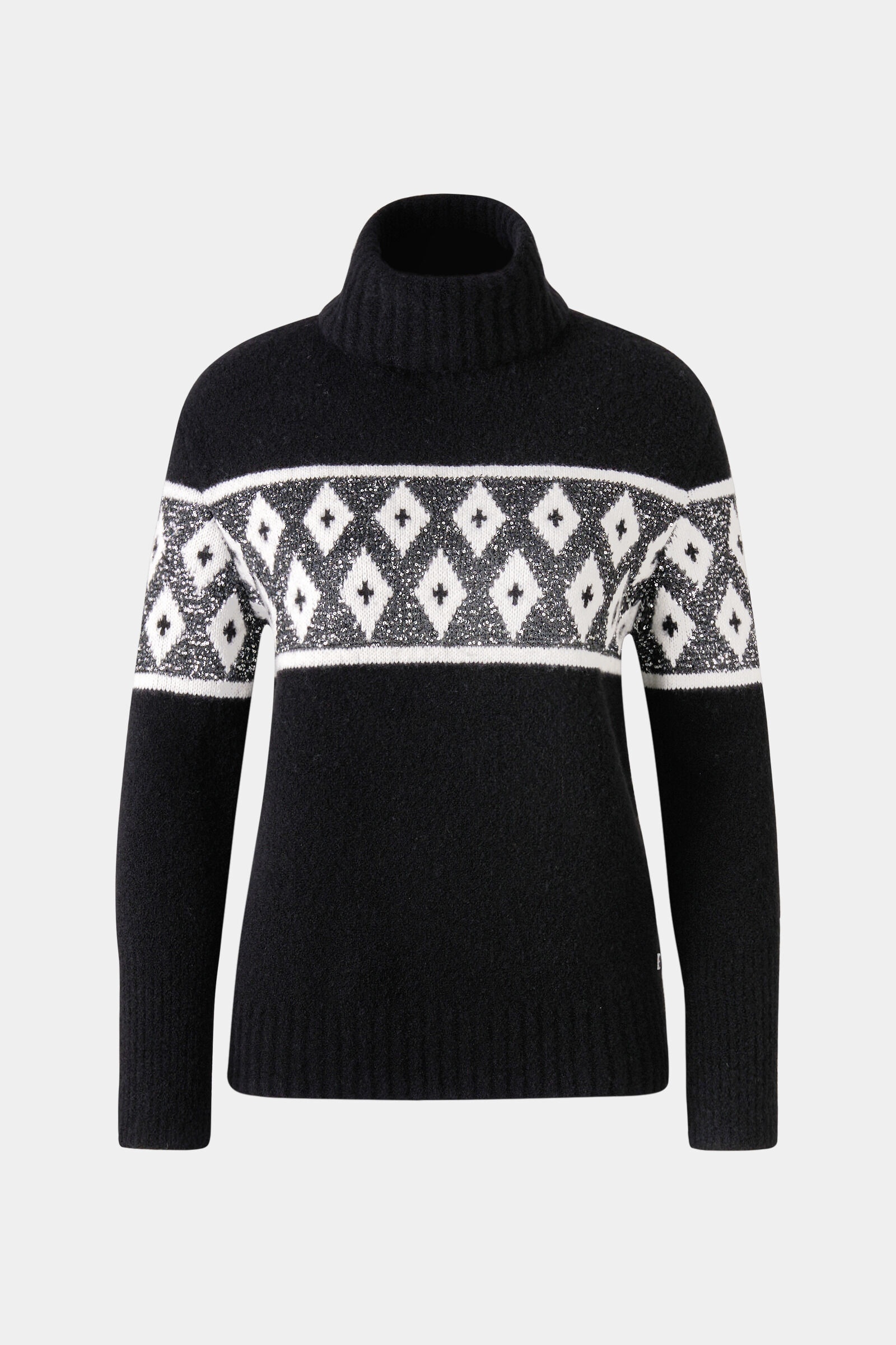 Uda Sweater in Black/White - 4