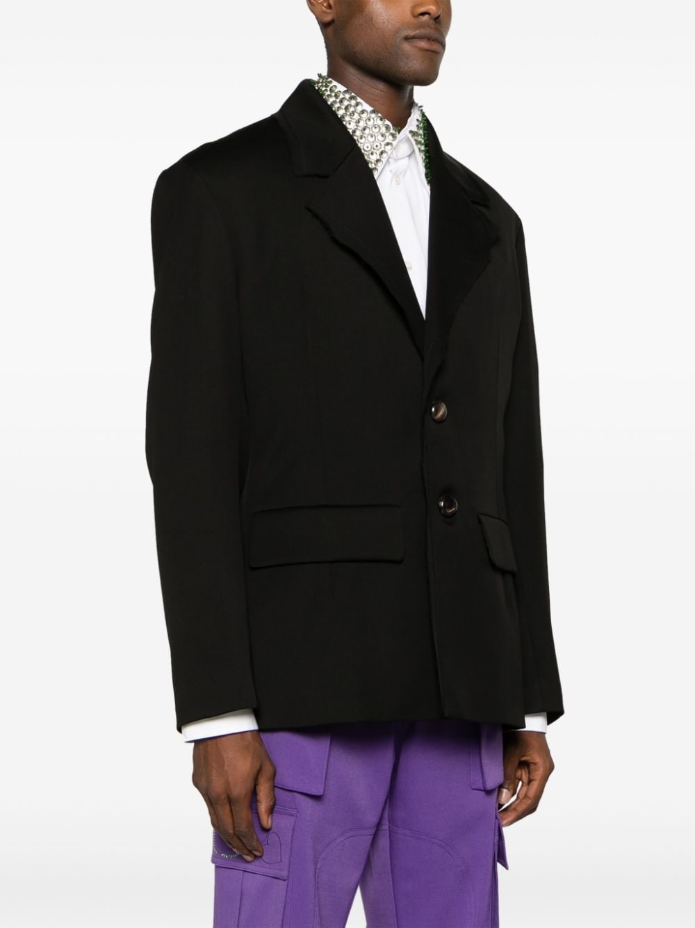 Beche single-breasted blazer - 3