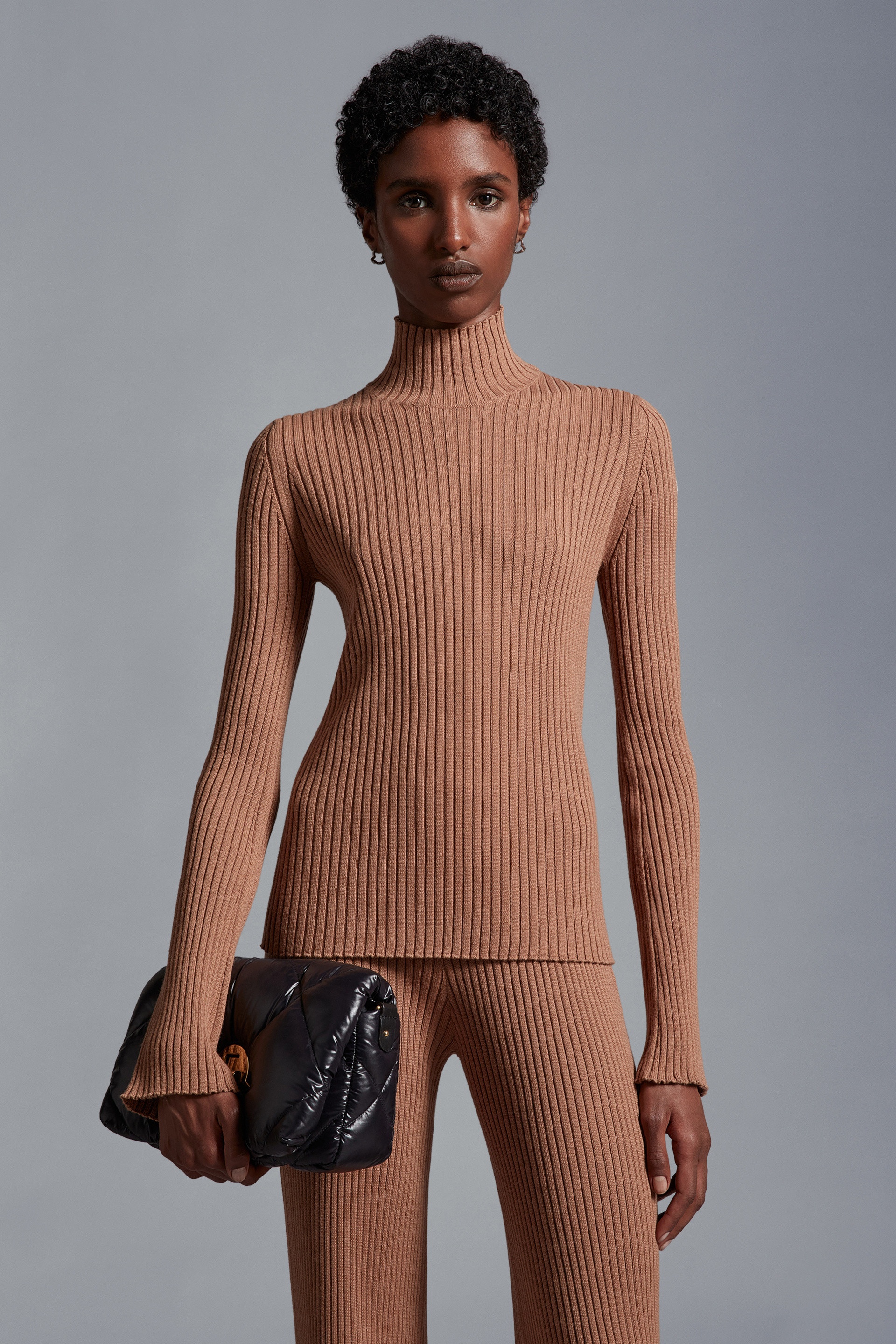 Wool Blend Turtleneck Sweater - 2