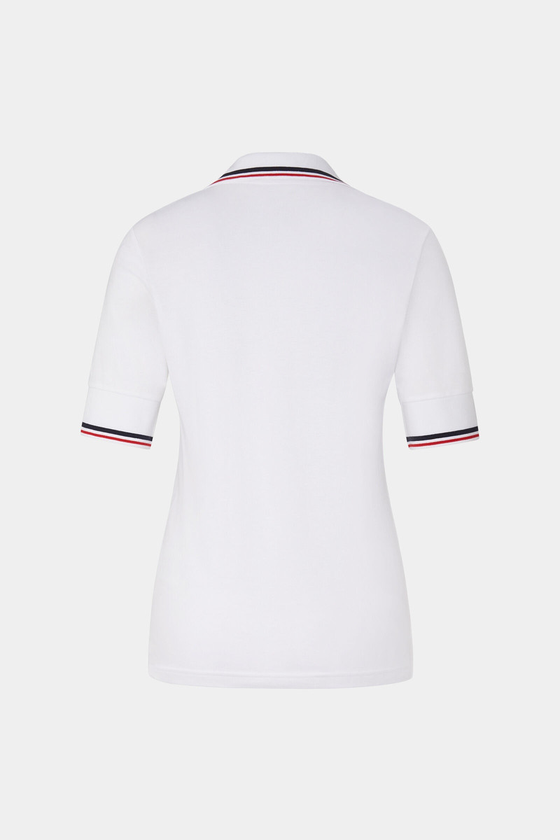 BOGNER Elonie Functional polo shirt in White outlook