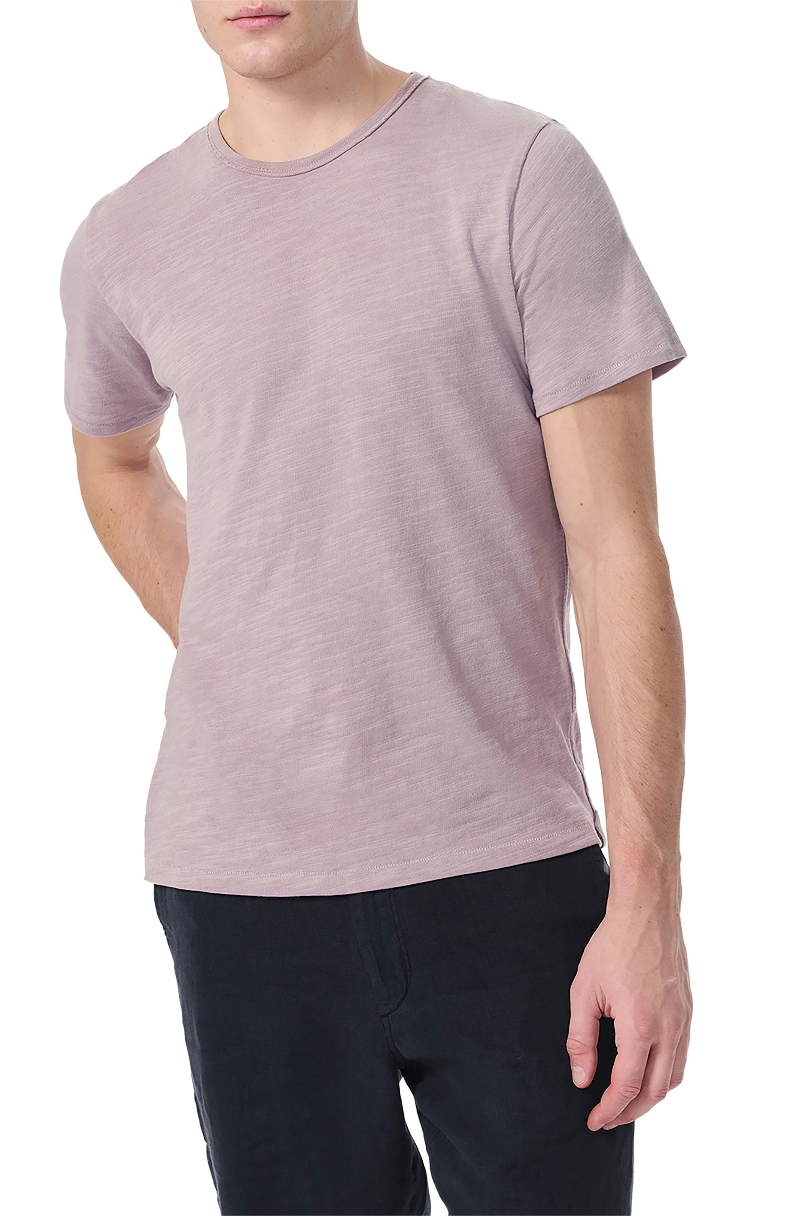 rag & bone Men's Classic Flame Slub Cotton T-Shirt in Berry at Nordstrom - 1