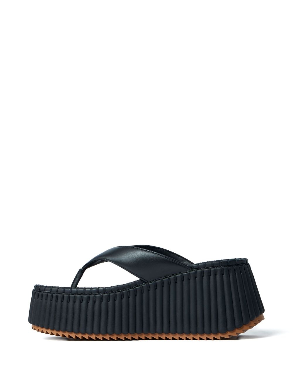 80mm platform toe-post sandals - 3