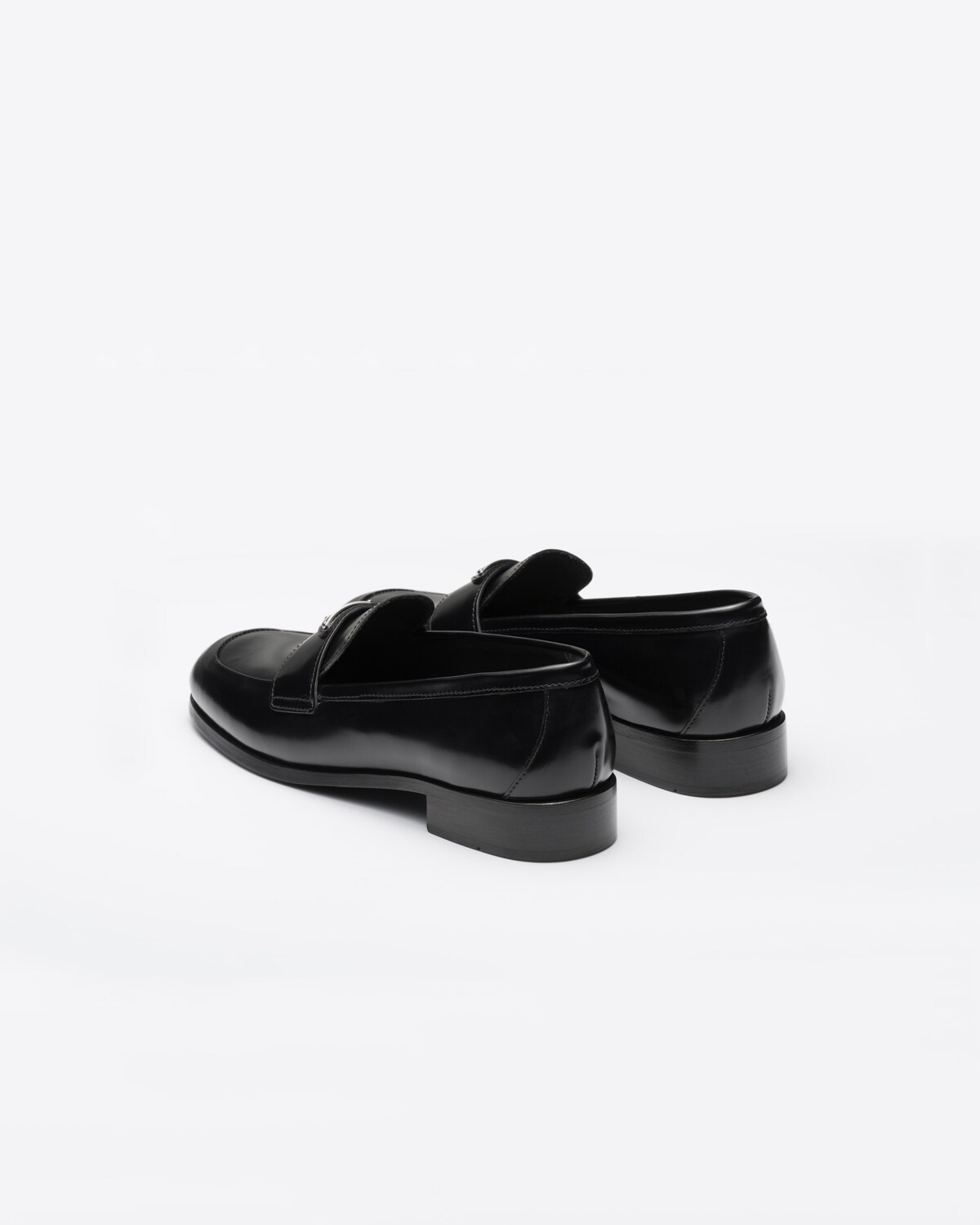 Brushed leather loafers - 5