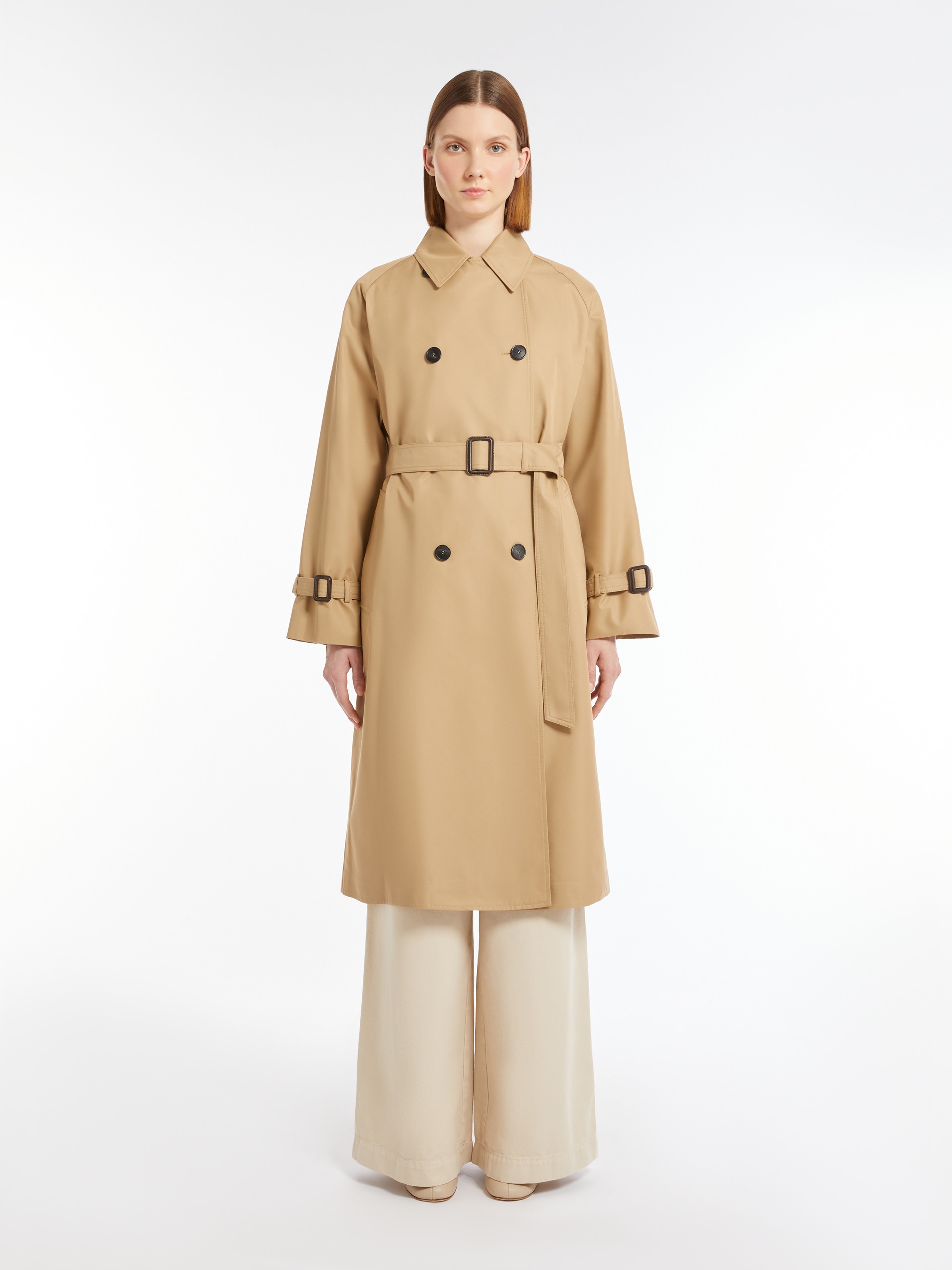 CANASTA Reversible trench coat in water-repellent gabardine - 3
