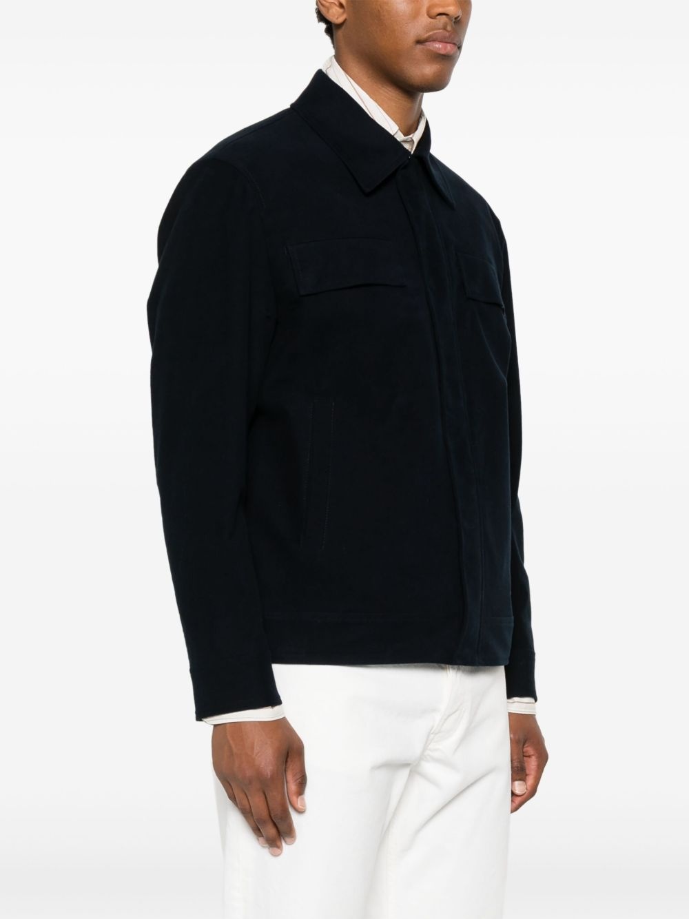 non-brushed-fleece shirt jacket - 3