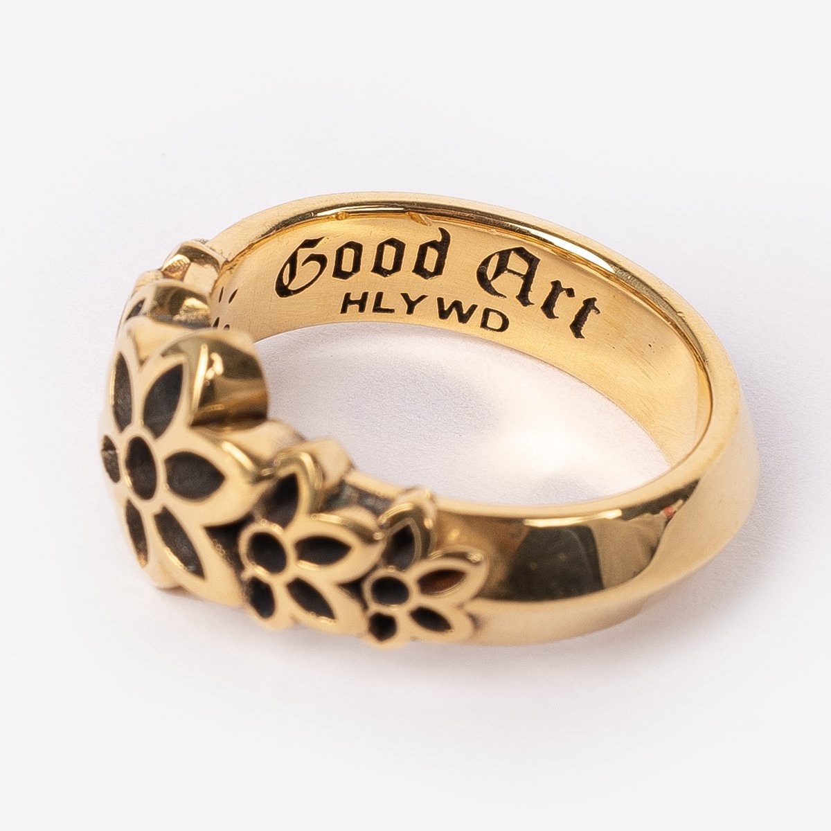 Iron Heart PY-18-SM GOOD ART HLYWD Model 18 Ring Small - 22k