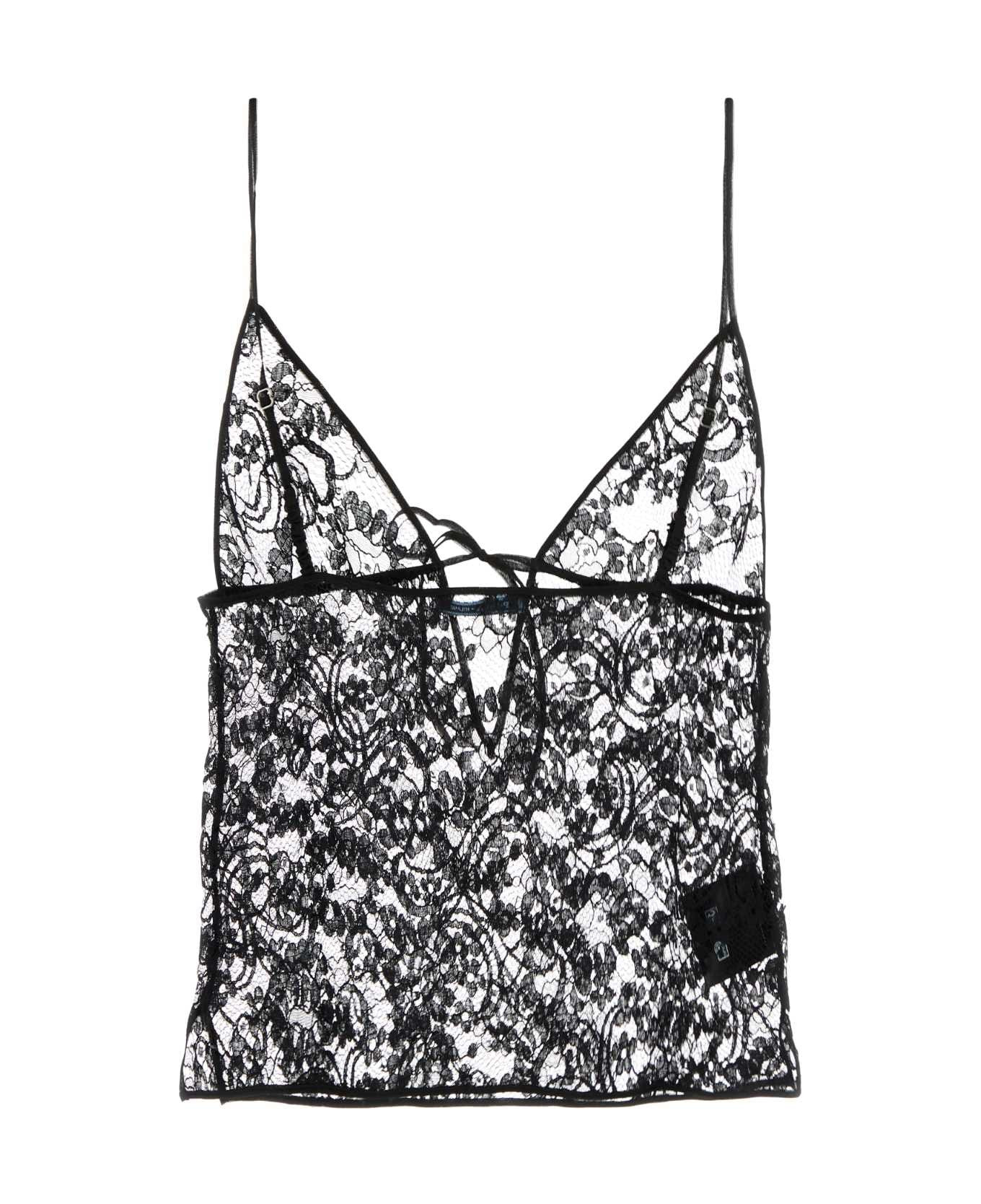Black Lace Top - 2