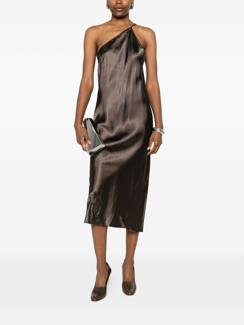 Rick Owens one-shoulder midi dress outlook