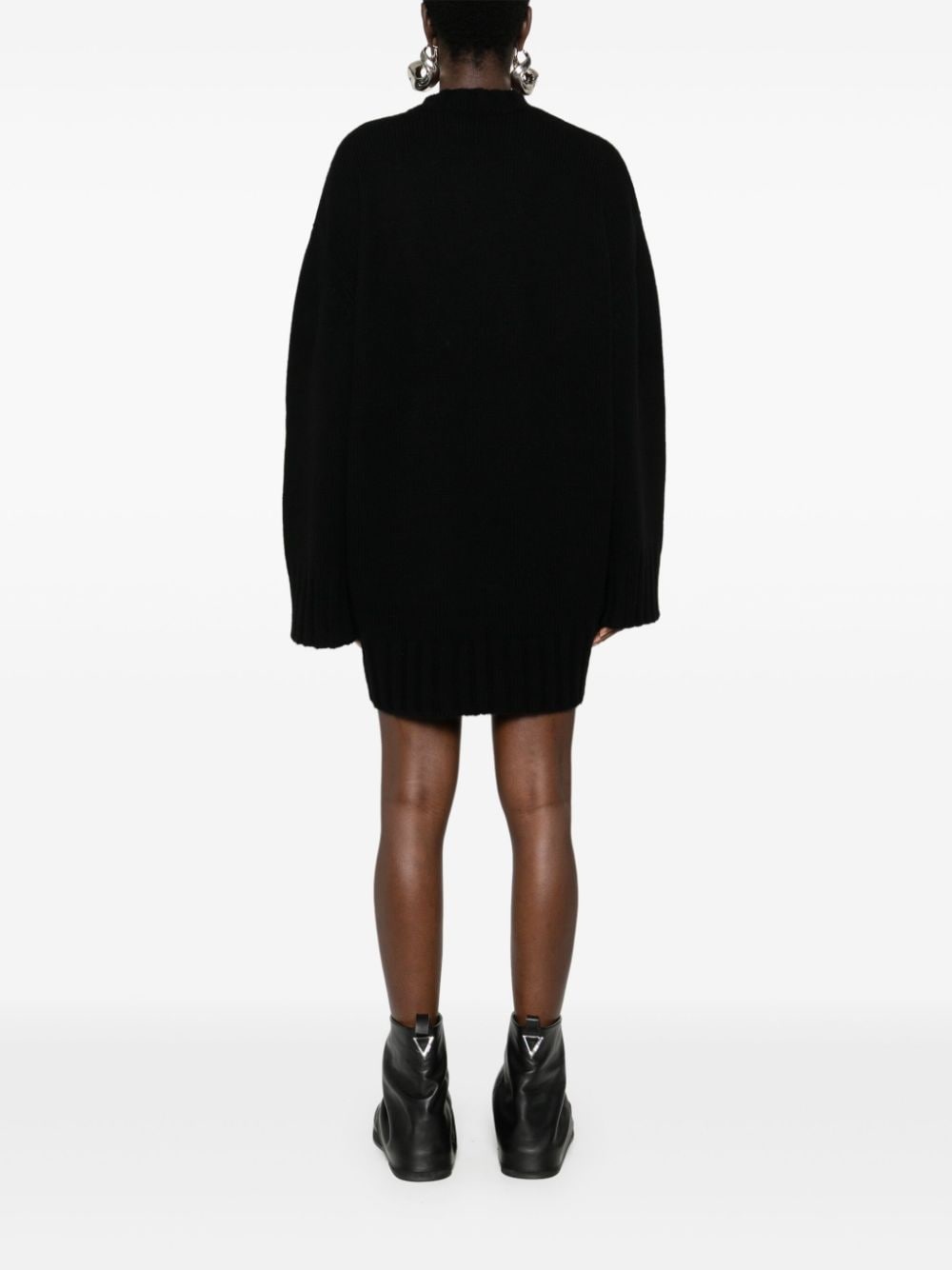 knitted sweater dress - 4