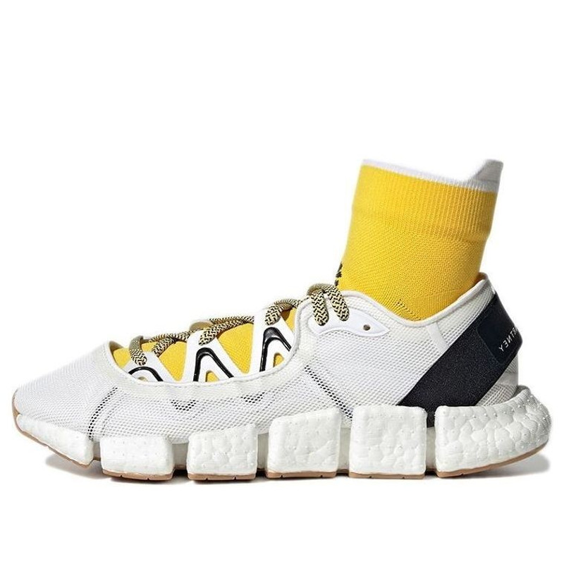 (WMNS) adidas By Stella McCartney Climacool Vento 'White Yellow' GZ9995 - 1
