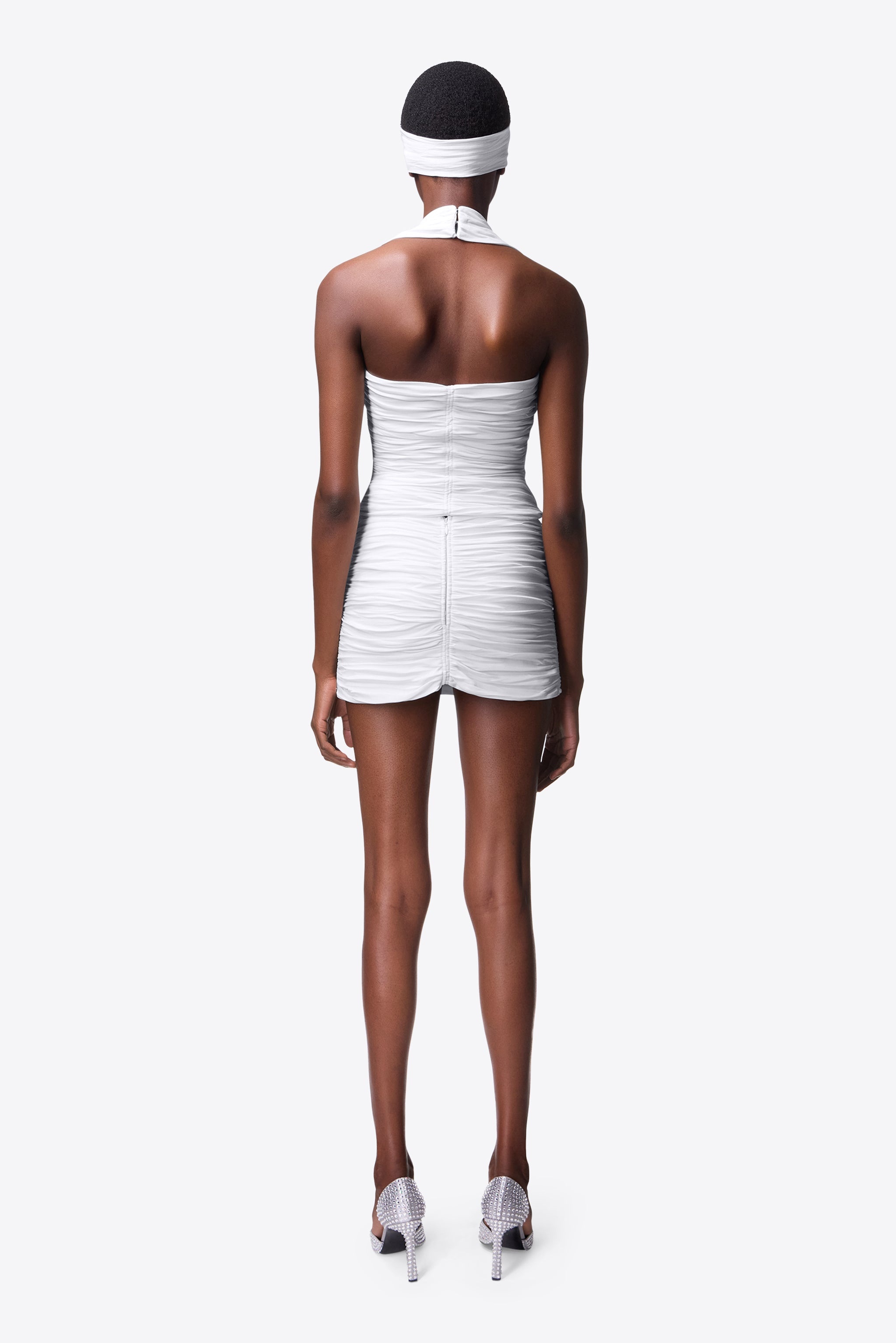 HEART RUCHED MINI SKIRT - 5