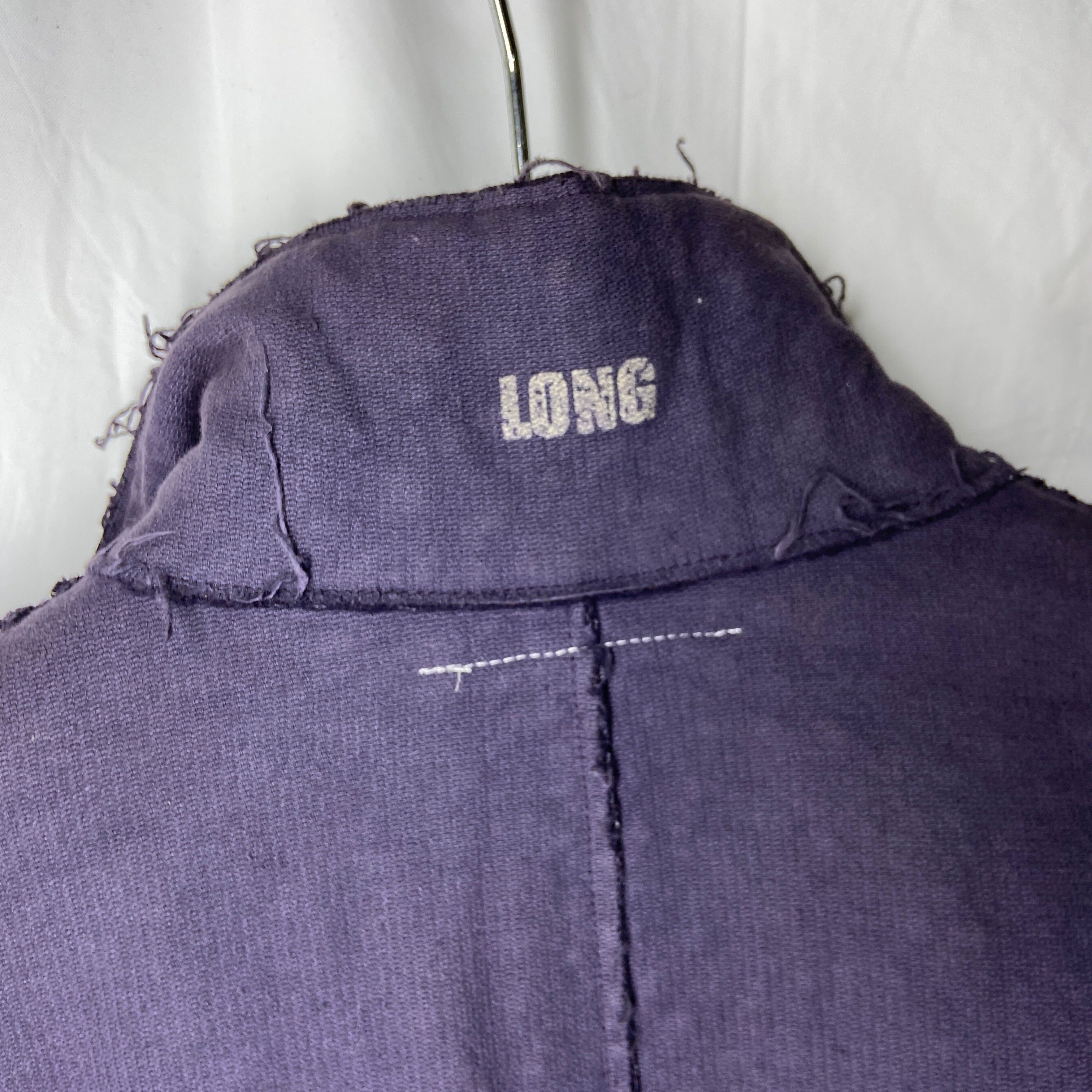 Maison martin margiela 2002 line 6 purple long coat 36 - 9