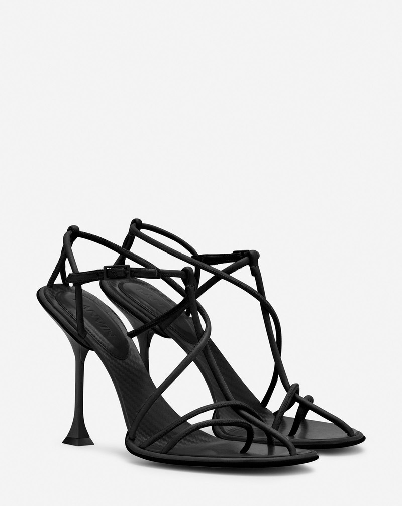 Lanvin STRAPLIGHT LEATHER SANDALS outlook