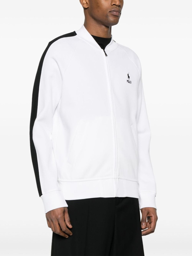 Polo-Pony-embroidery zipped sweatshirt 3