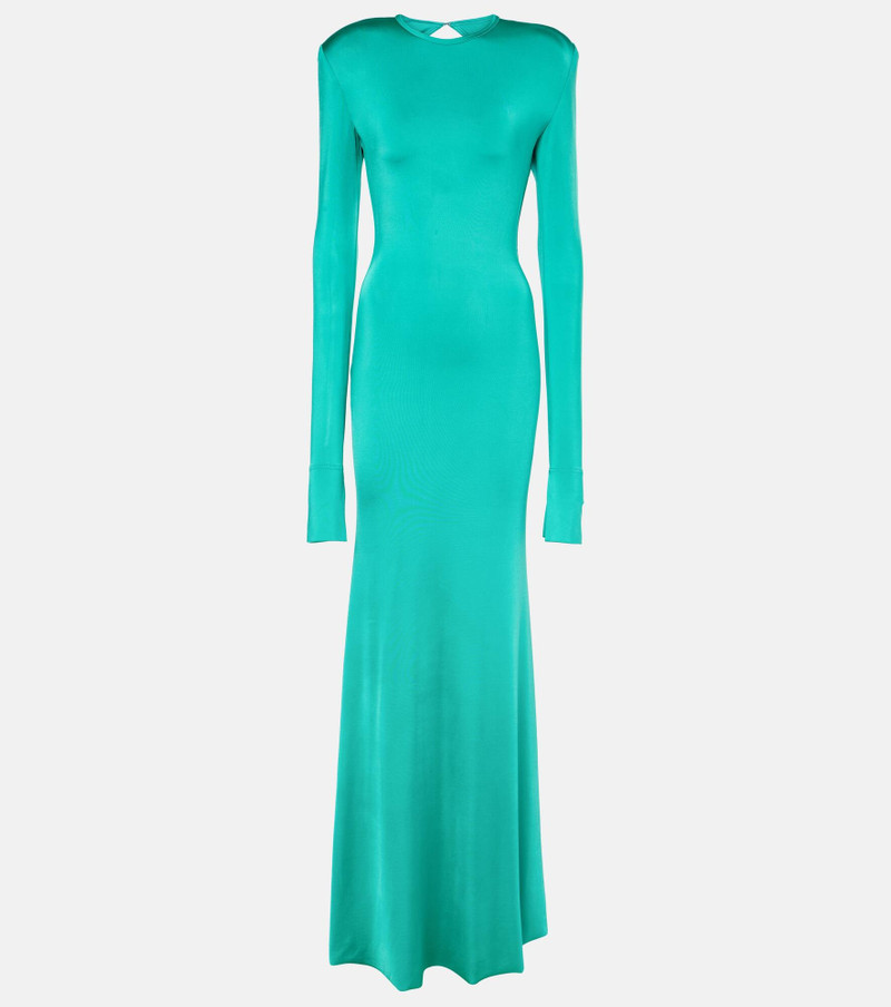 Open-back gown - 1