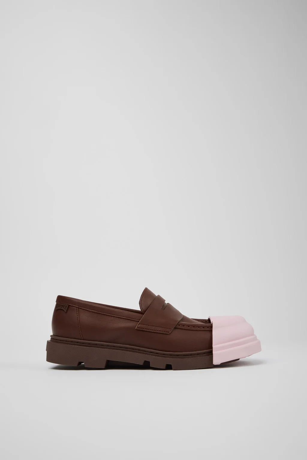 Junction Brown Leather Moccasins for Women. - 1