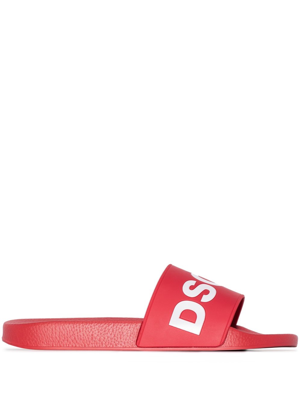 textured logo print slides - 1