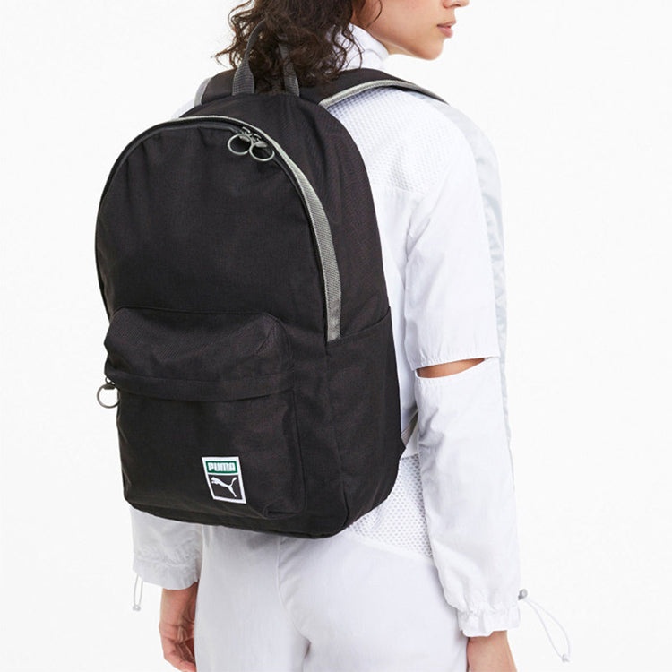 PUMA Originals Retro Backpack 'Black White' 077354-01 - 5