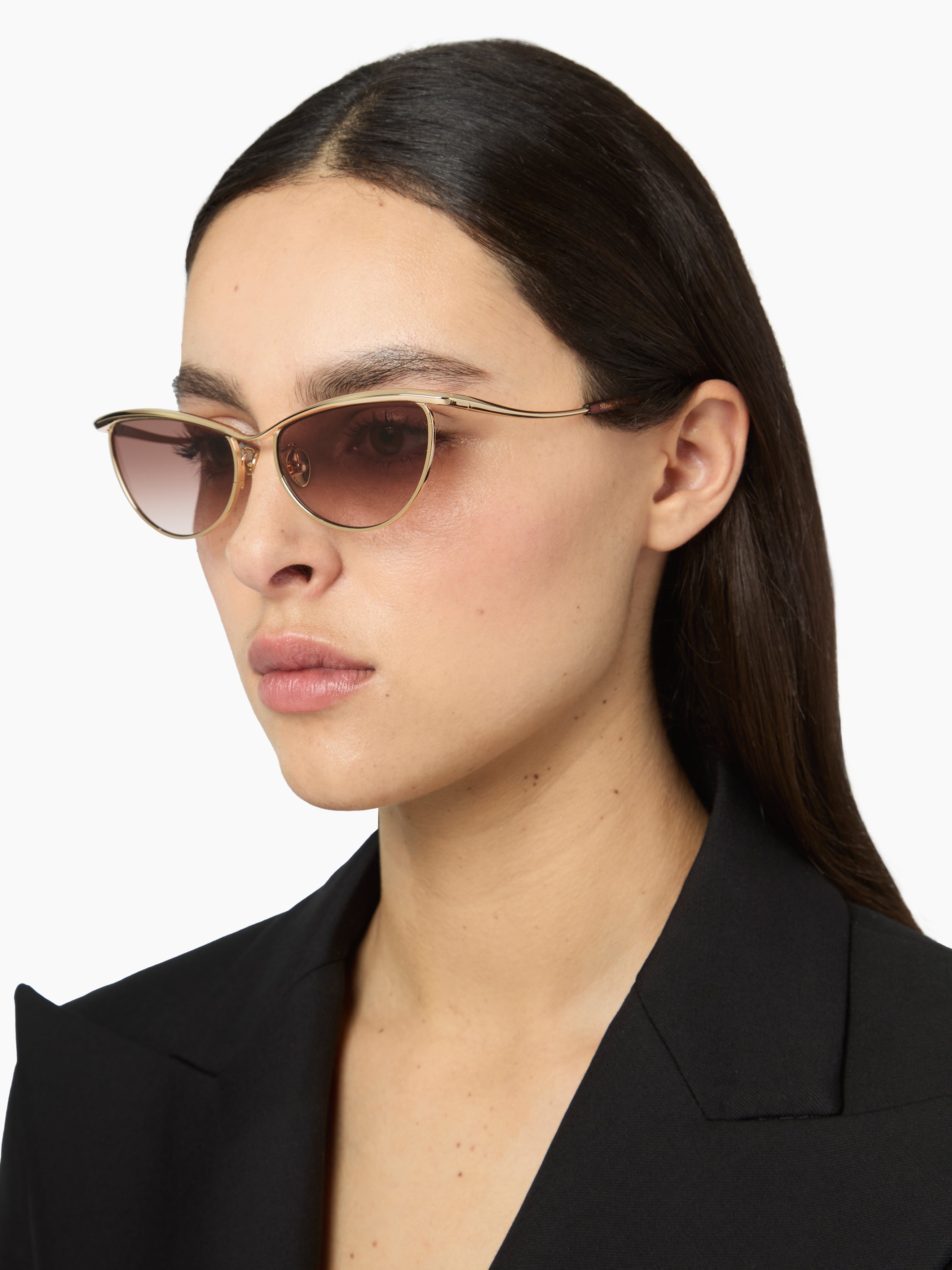 UPSIDE-DOWN CAT-EYE SUNGLASSES - 4