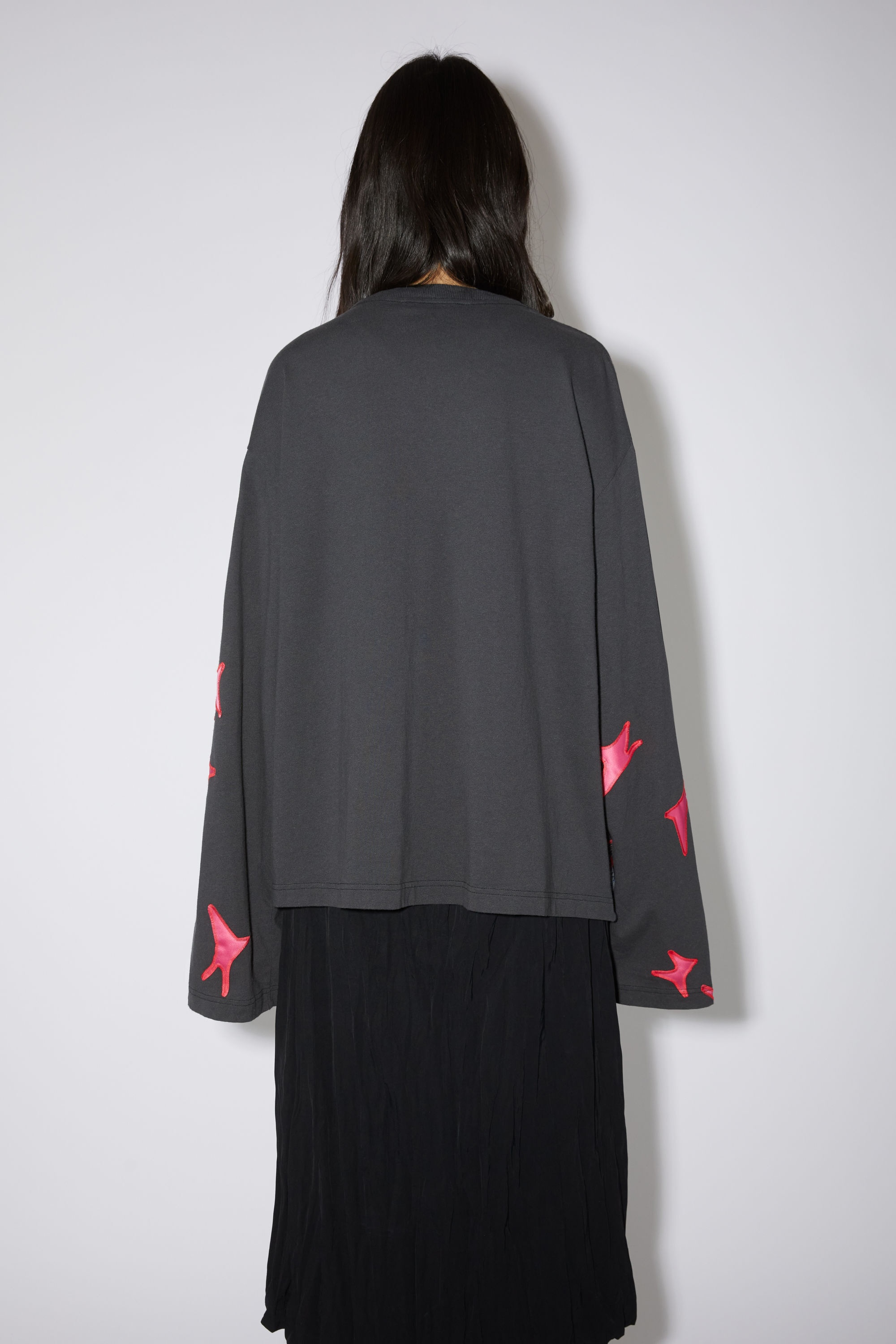 Patchwork sweater - Faded black - 4