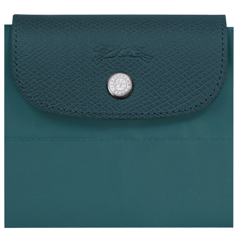 Le Pliage Green M Tote bag Peacock - Canvas 6