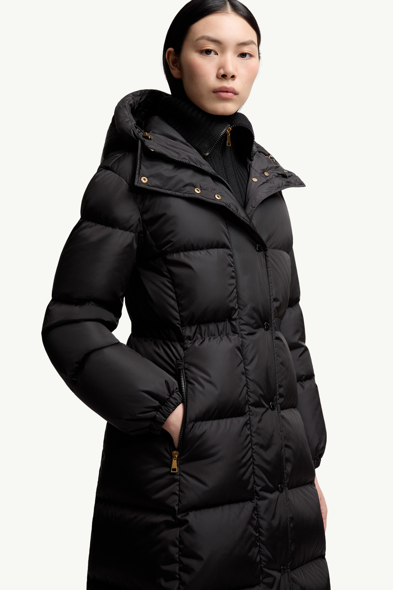 Chamer Wool-Trimmed Hooded Long Down Jacket - 6