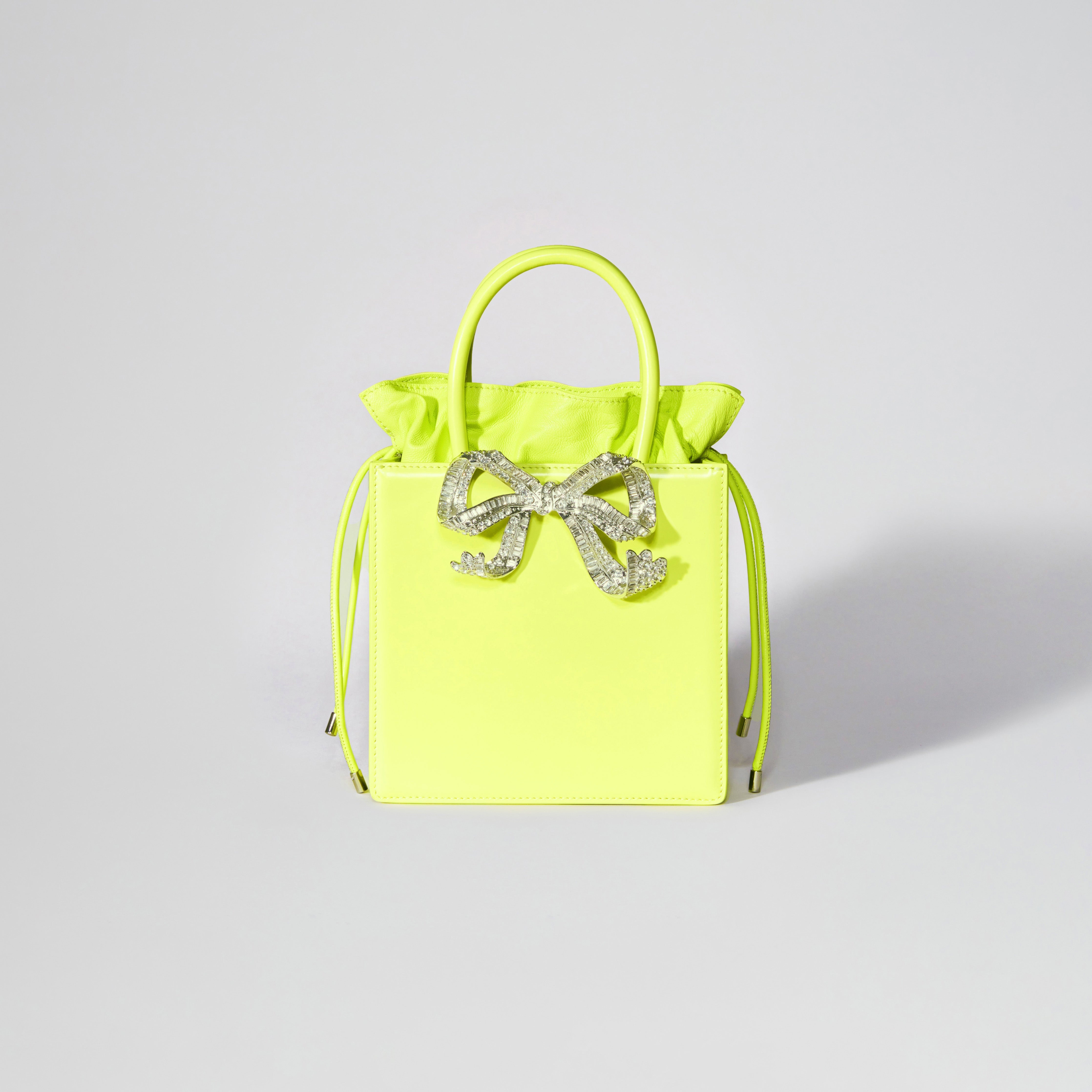Lime Mini Tote Bow Bag - 2