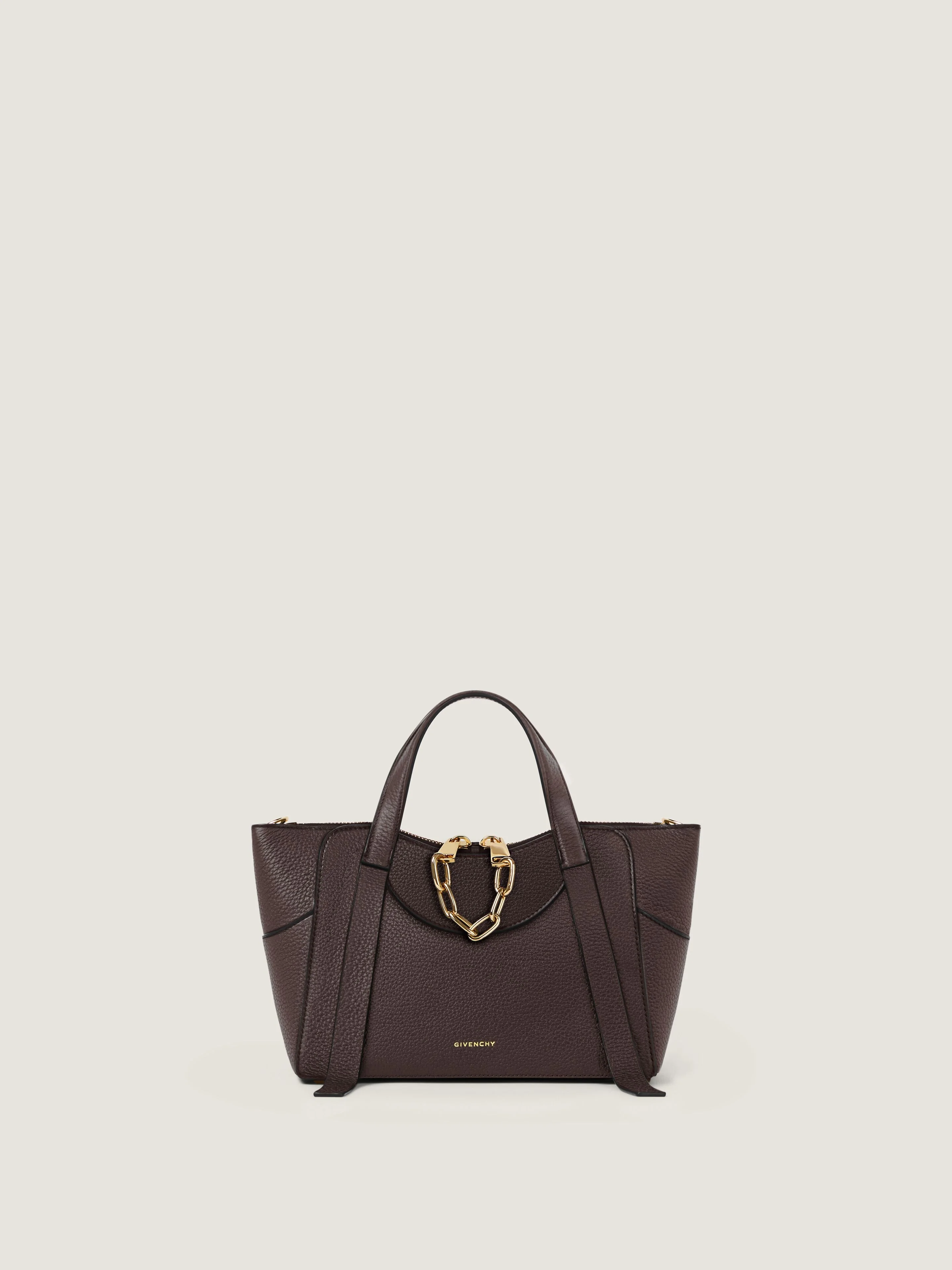SMALL THE SNATCH BAG IN GRAINED LEATHER - 1