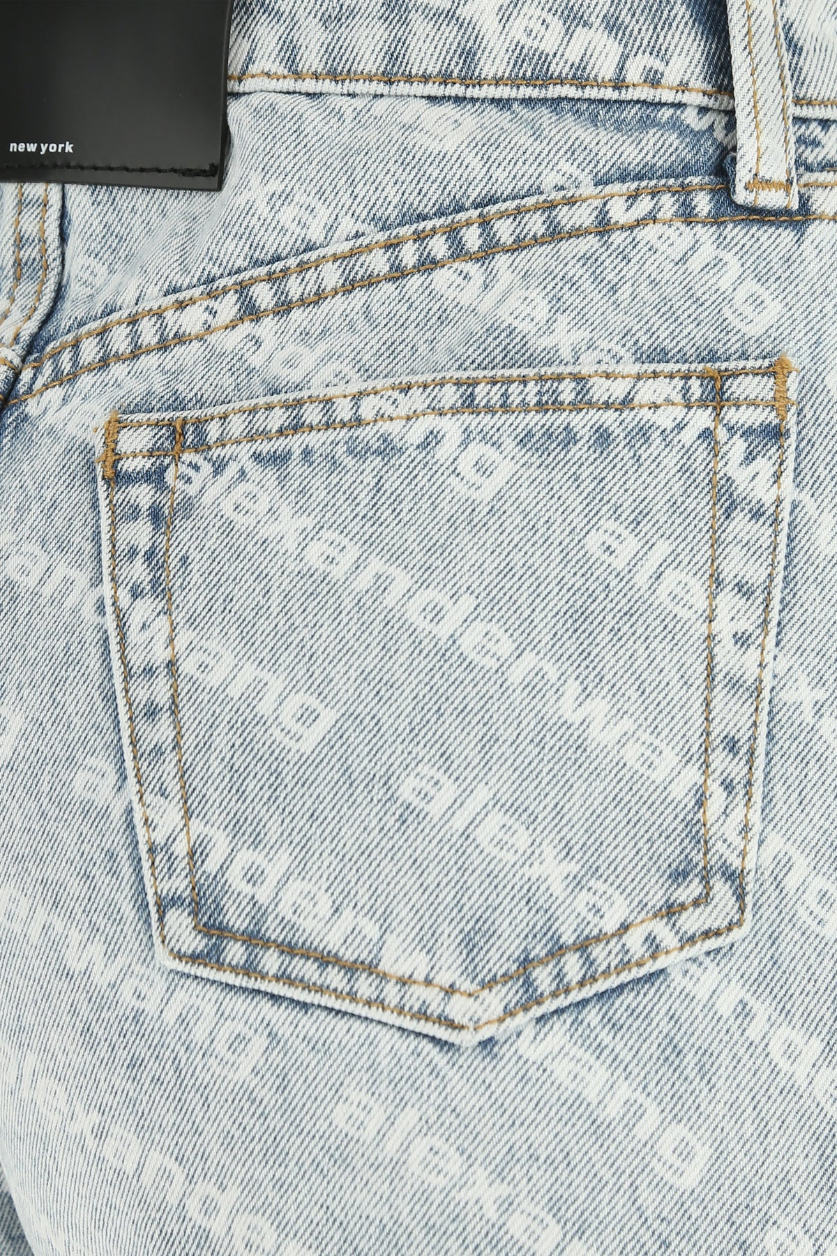 Printed denim Bite shorts - 3