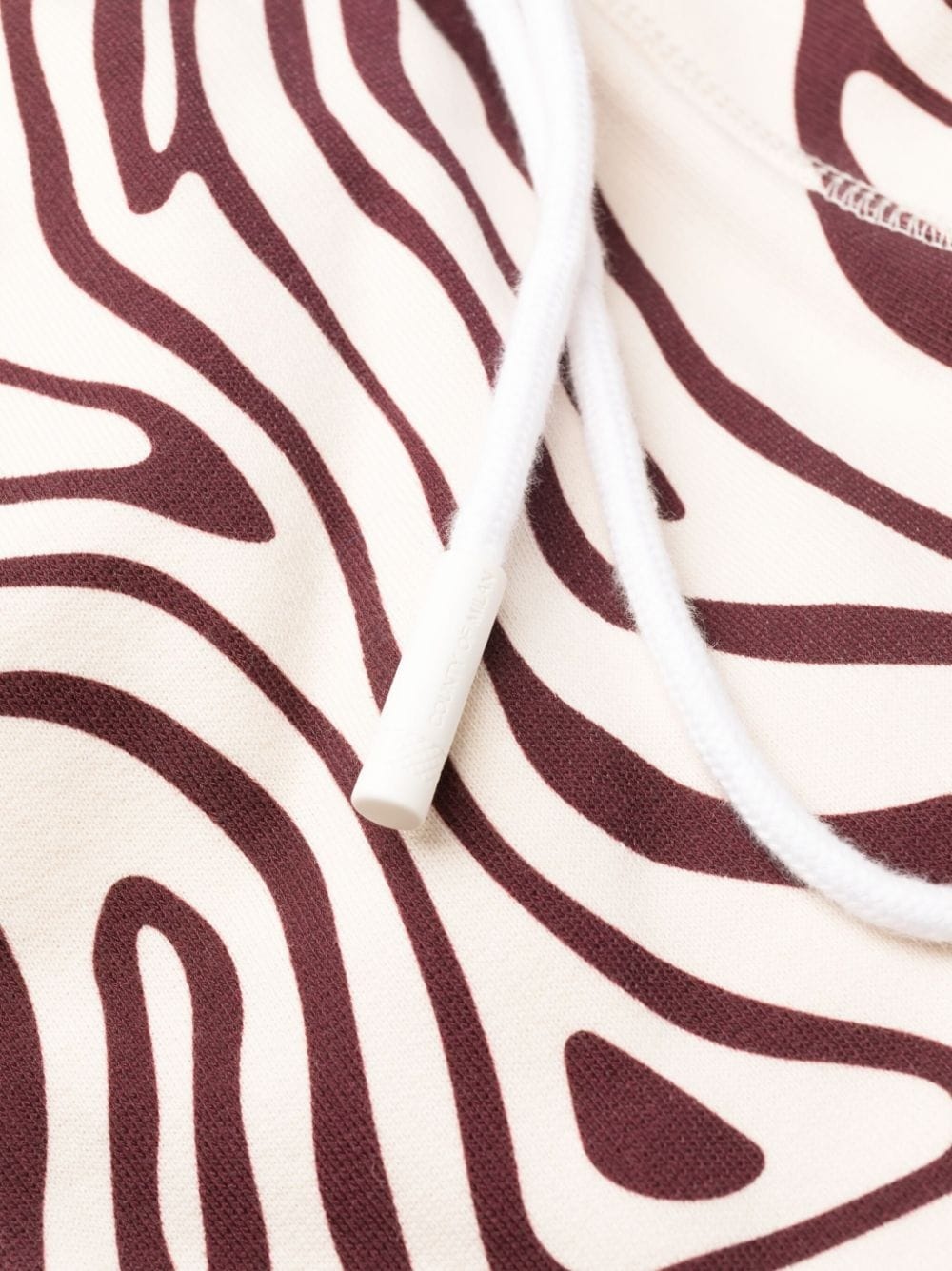 swirl-print cotton track pants - 7