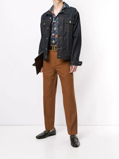 Etro graphic-print cotton shirt outlook