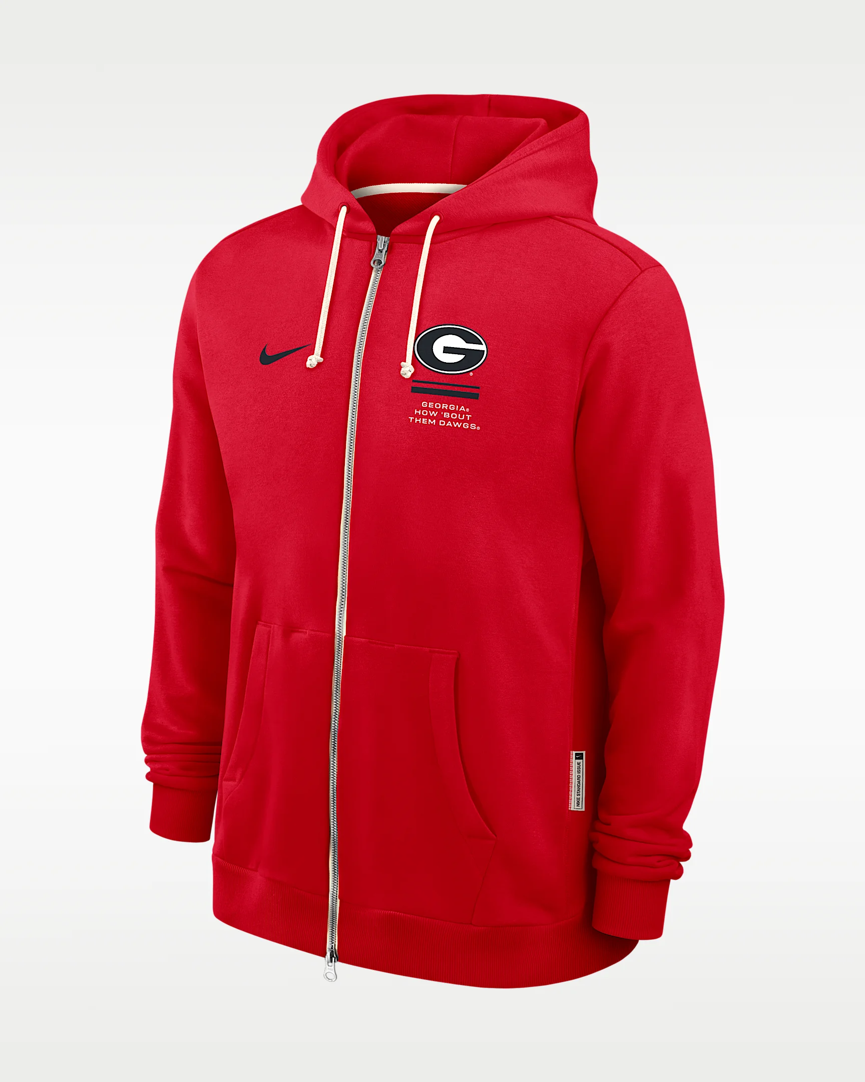 Georgia Sideline Standard Issue Men's Nike Dri-FIT College Full-Zip Hoodie - 1