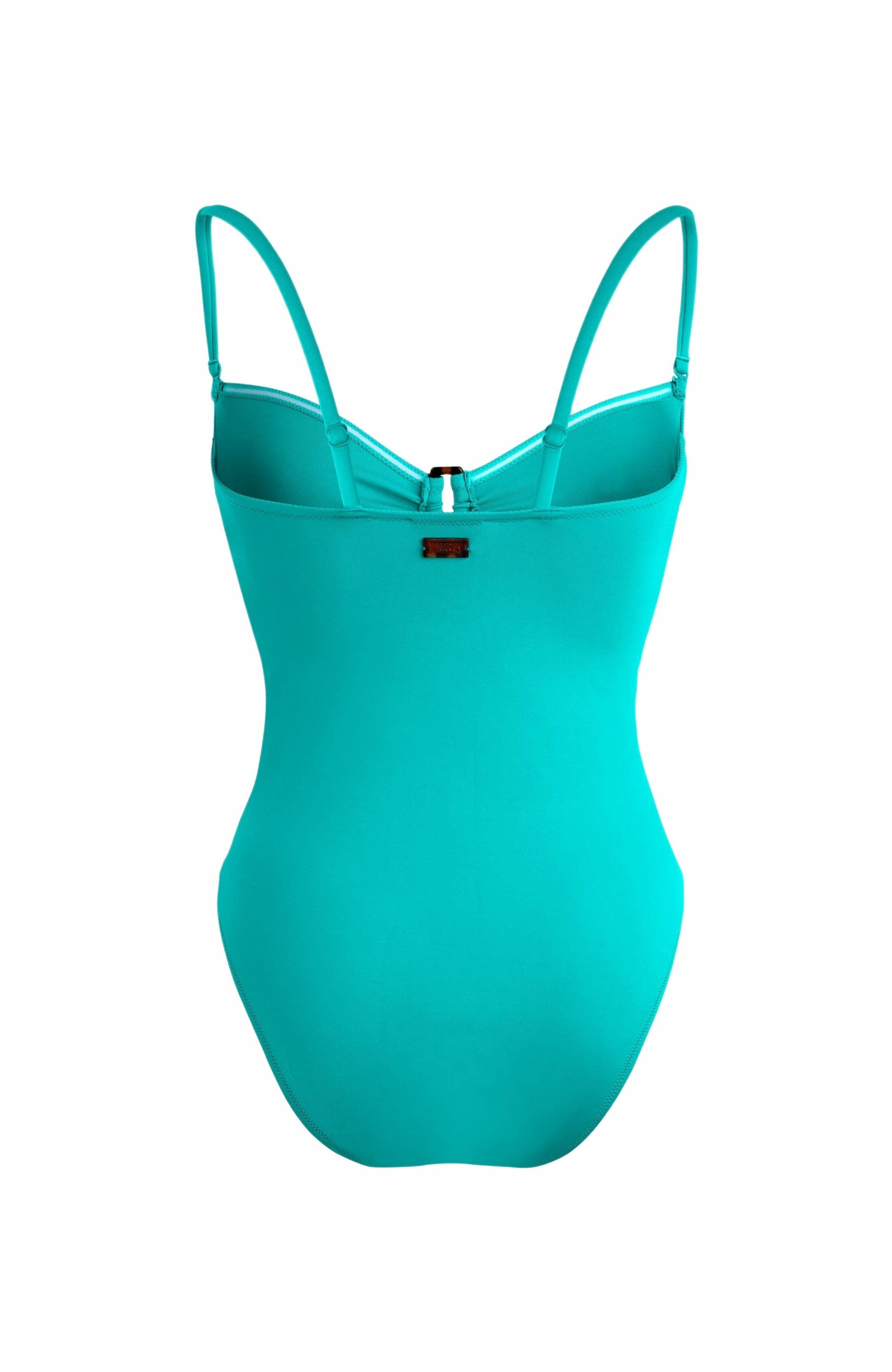 Vilebrequin Women's Solid Sculpt One-Piece Swimsuit in Vert Disco at Nordstrom - 3