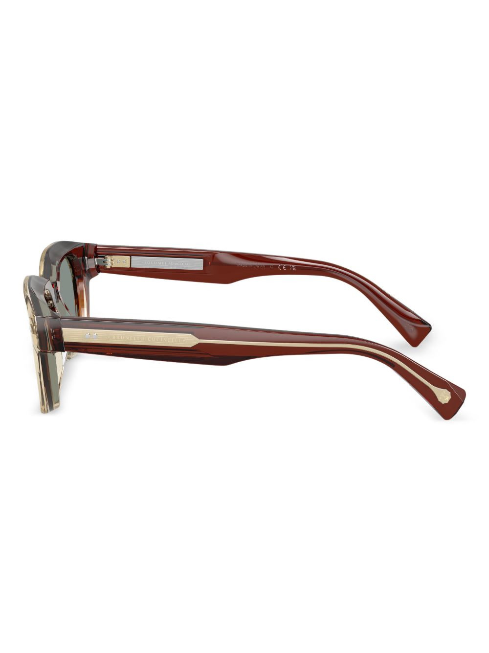 two-tone square-frame sunglasses - 3