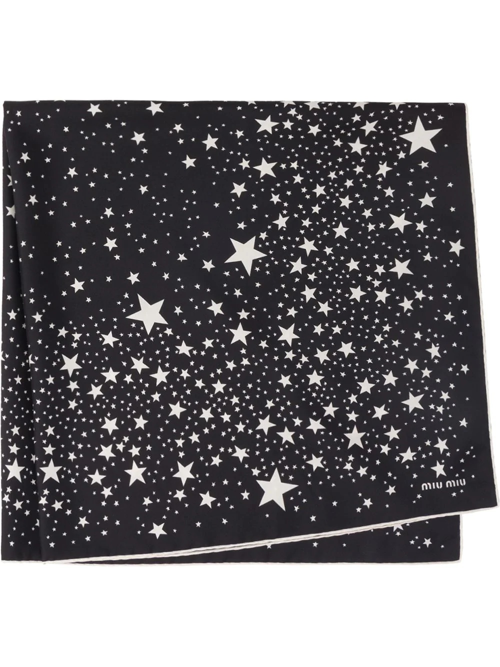 star print scarf - 1