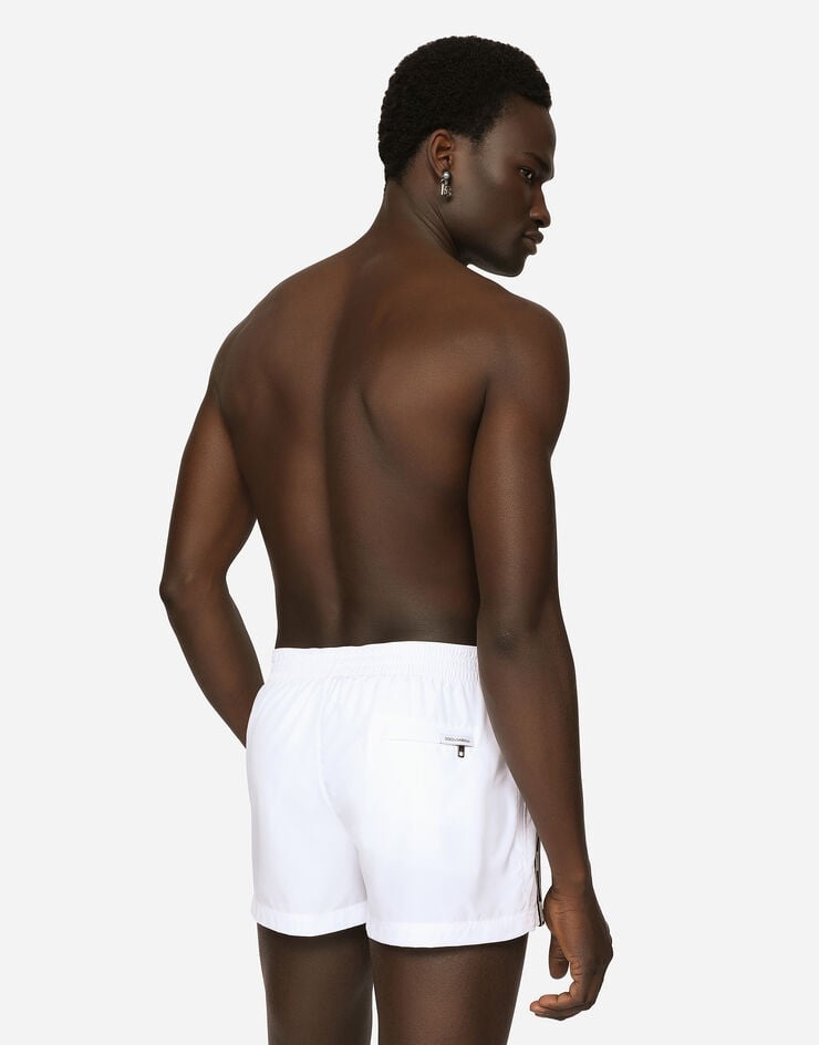 Short swim trunks with DG logo band - 5