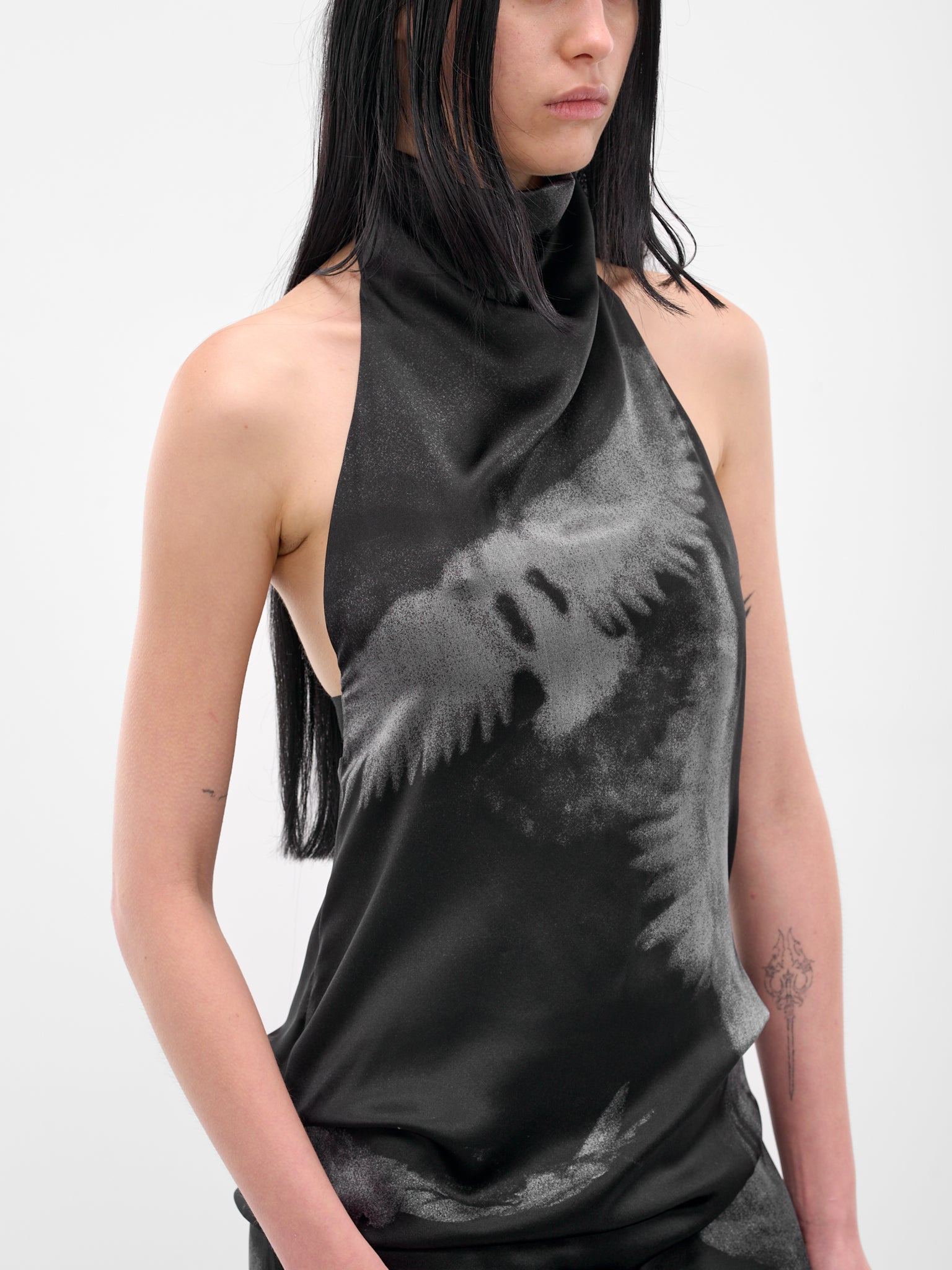 Rut Highneck Open Back Dress - 4