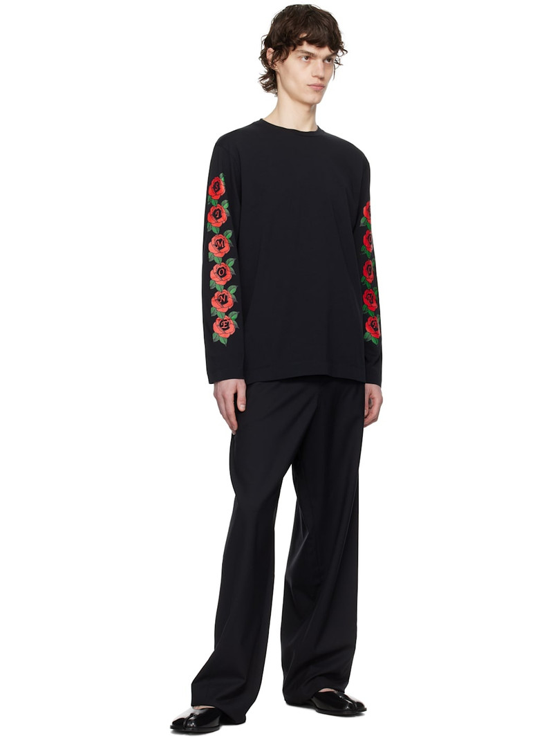 Simone Rocha 클러스터 로즈 로고 인쇄 티셔츠 outlook