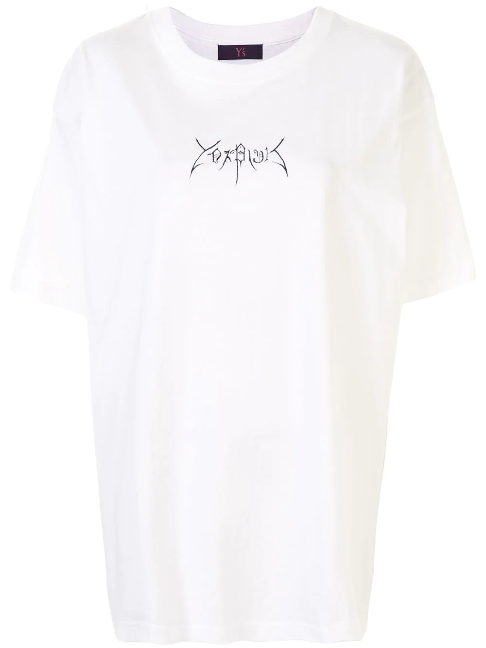 long-line T-shirt - 1