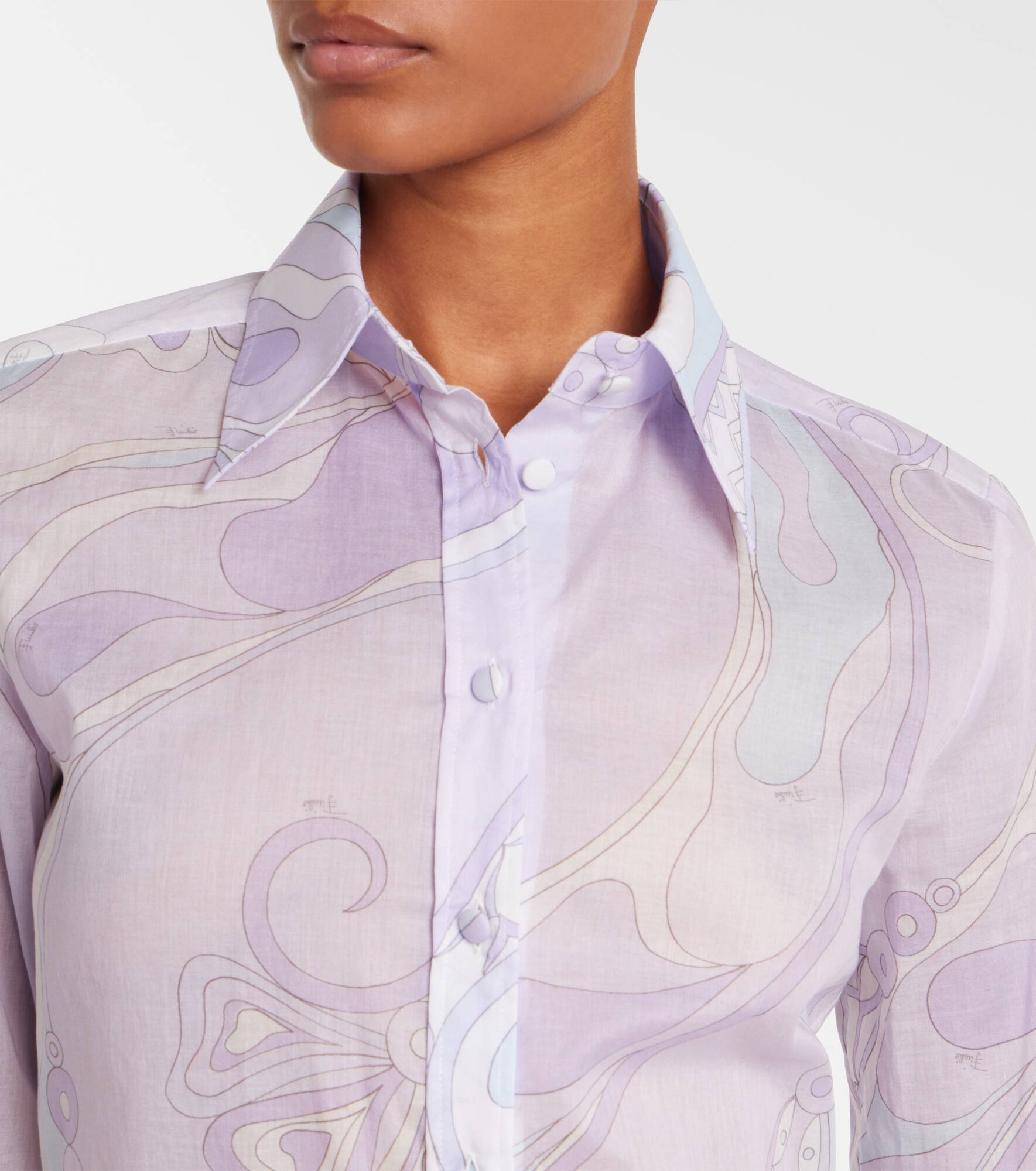 Orchidee cotton shirt - 4