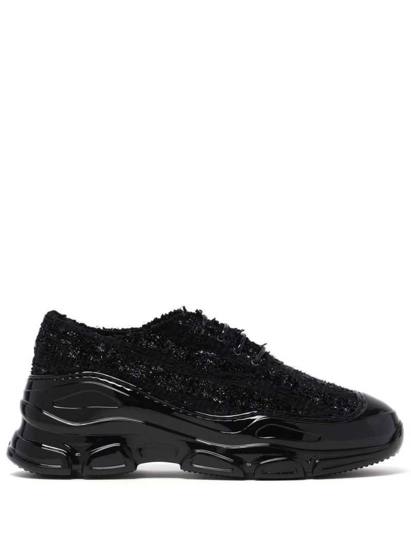 Simone Rocha tweed low-top sneakers outlook