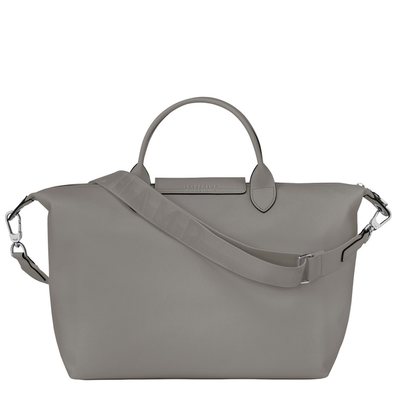 Le Pliage Xtra L Handbag Turtledove - Leather 4