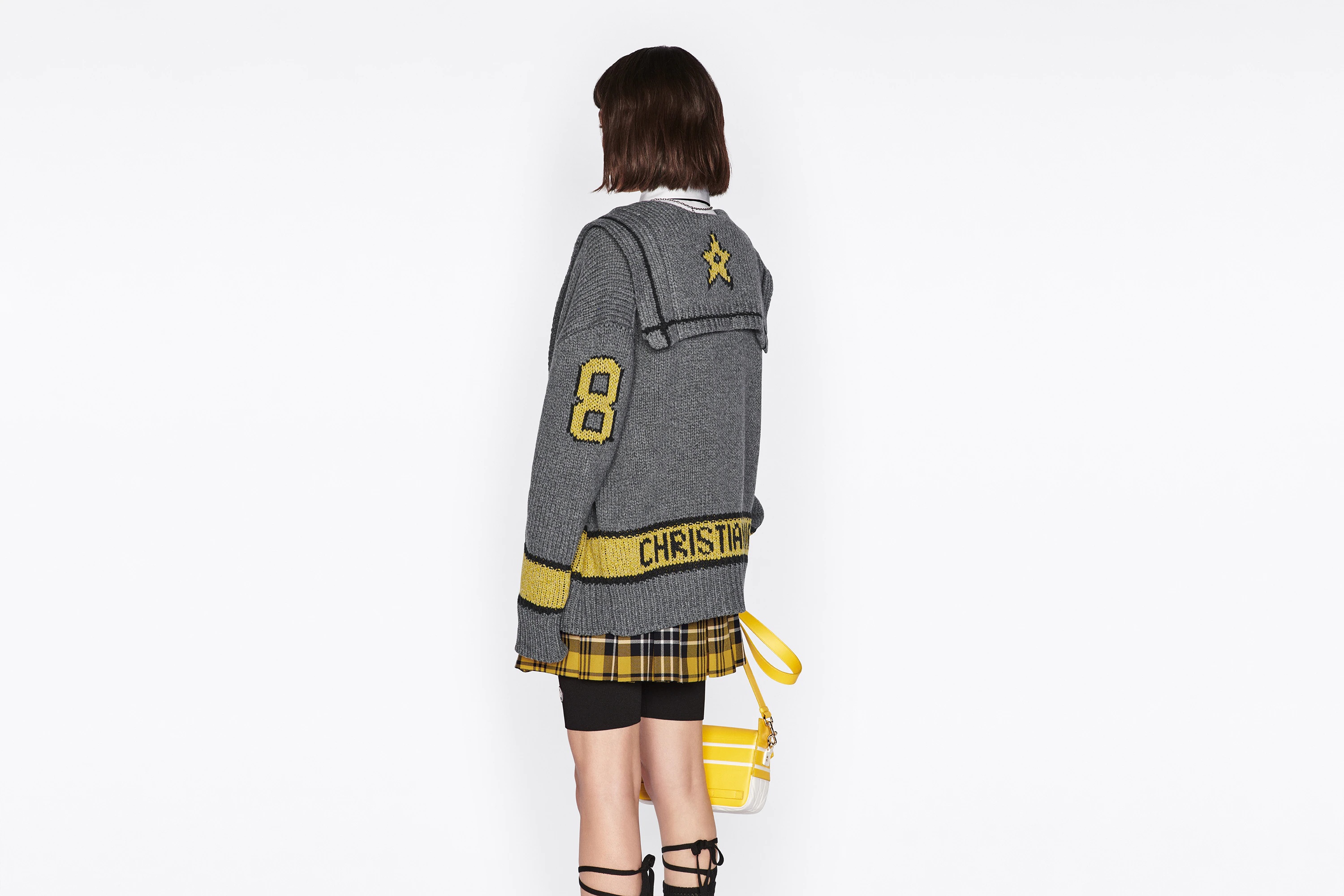 Cardigan With Sailor Collar - 7