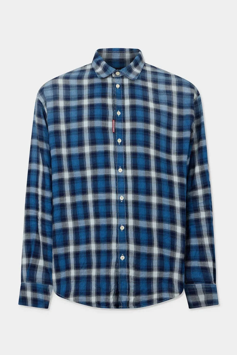 CLASSIC CHECK DROPPED SHOULDER SHIRT - 1
