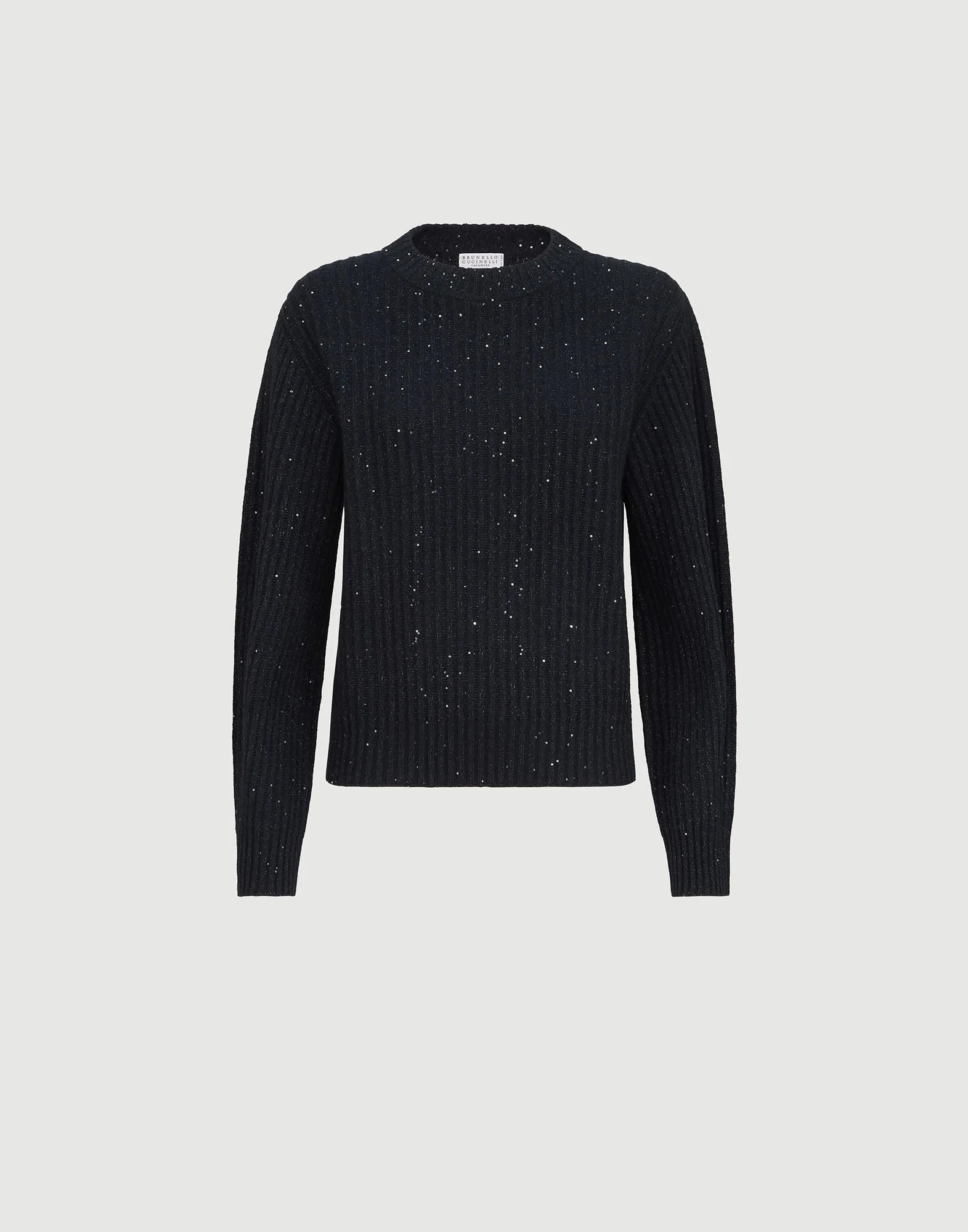 Sparkling & Dazzling cashmere and wool ribbed sweater - 1