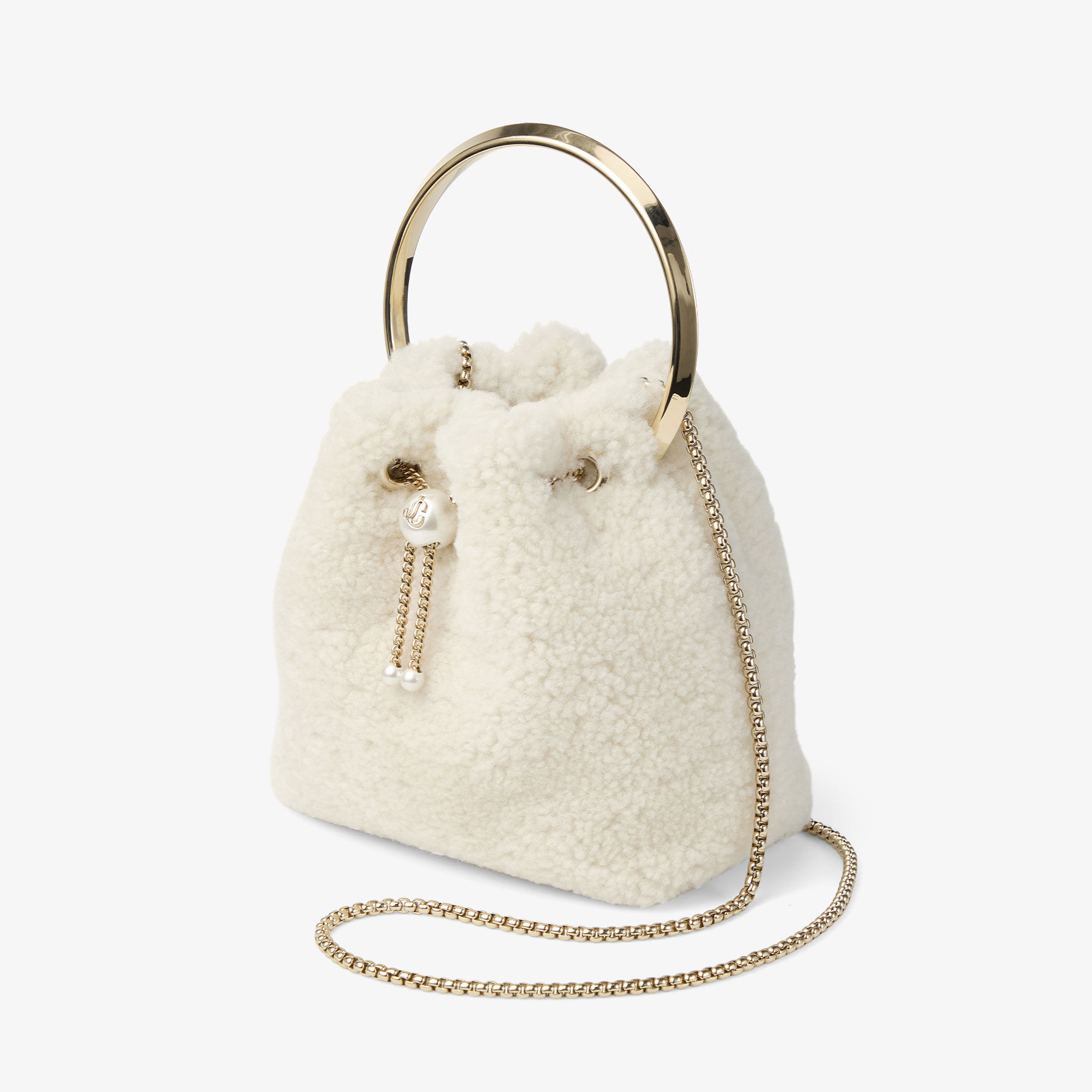 Bon Bon
Natural Bucket Bag with Metal Handle - 2