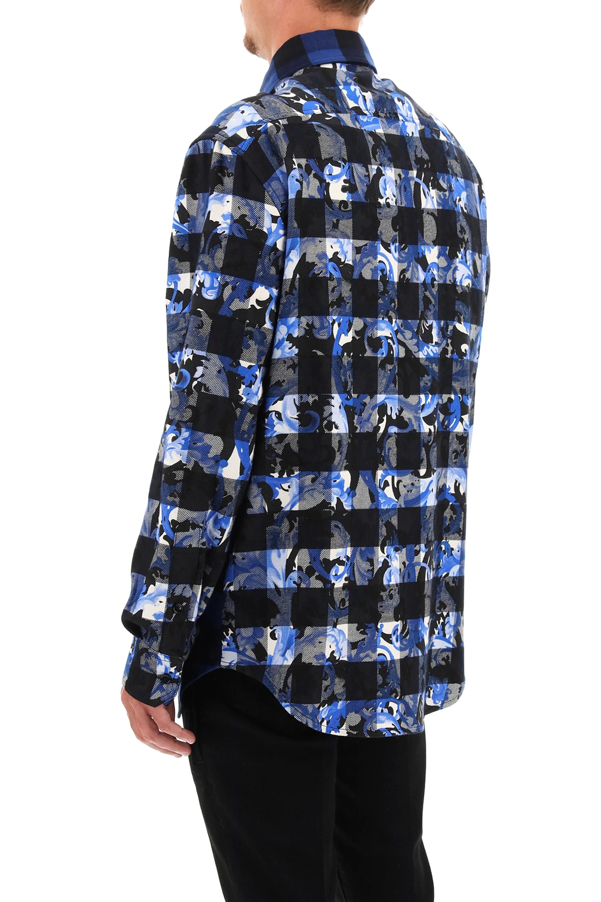 BAROCCOFLAGE FLANNEL SHIRT - 4