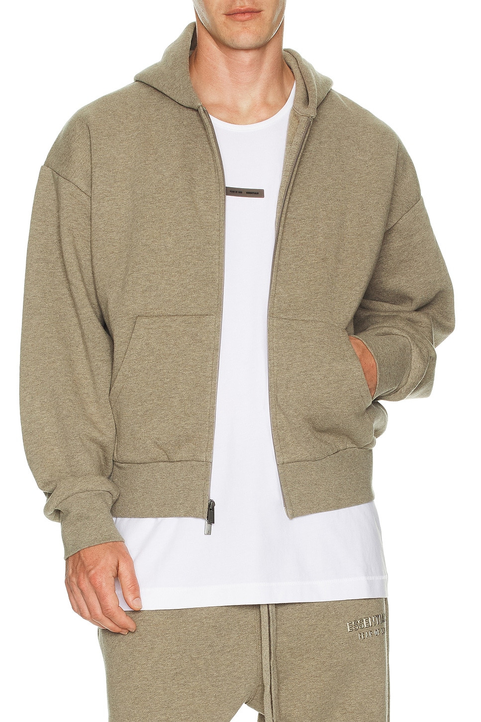 CLASSIC FIT FLEECE ZIP UP - 4